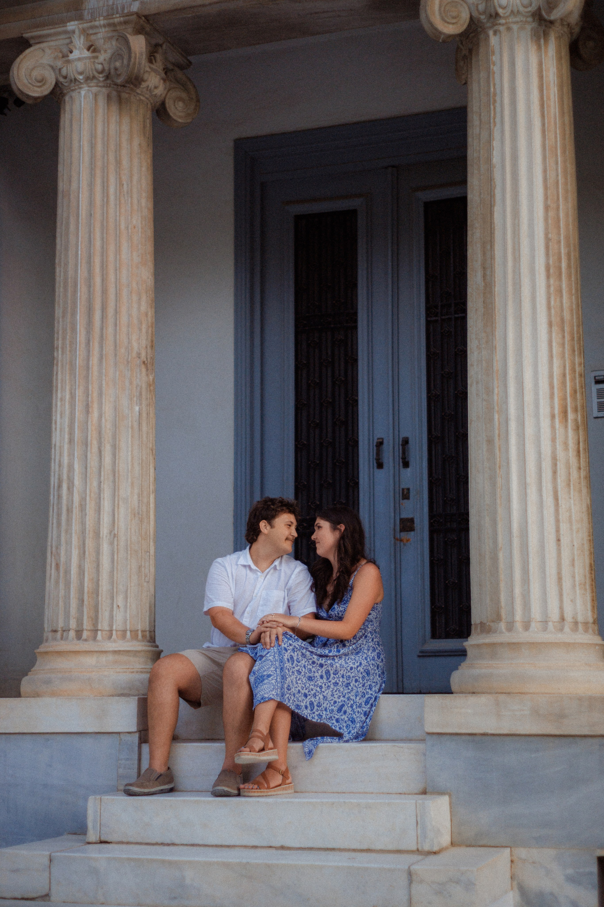 Proposal of Noah to Hannah. Photographer in Greece Kristina