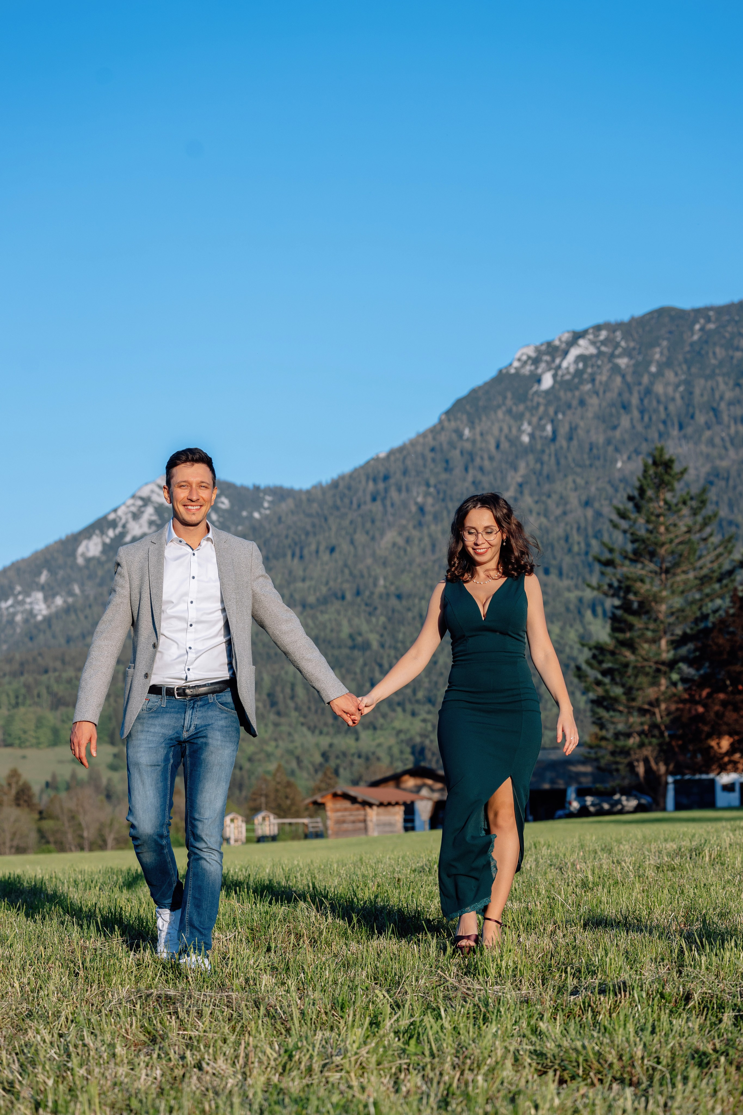 In der Nähe der Berge (bei Ruhpolding). Hochzeitsfotograf München Taufe Familienfotograf Tanja Mauke