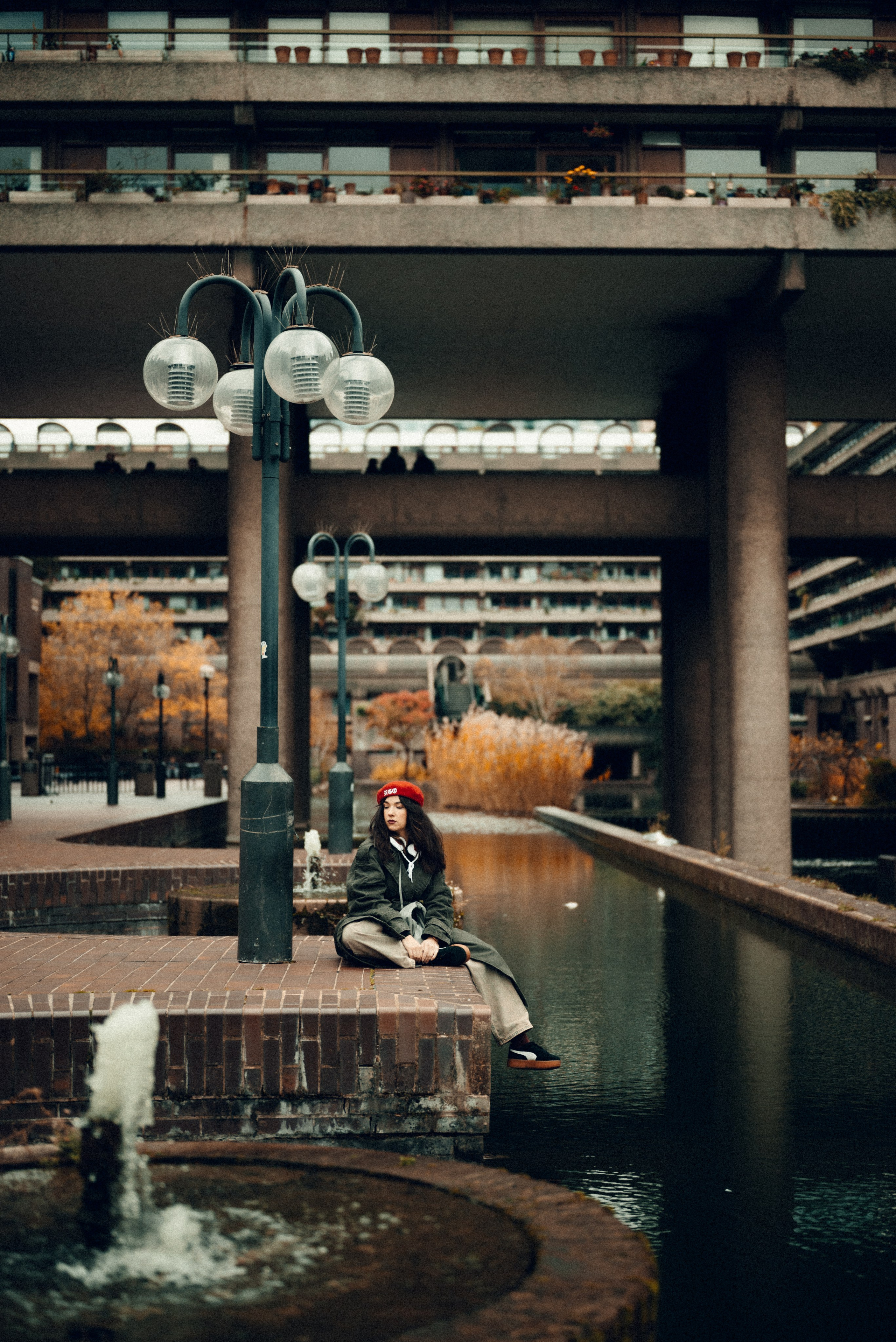 Autumn walk in London Barbican. Moth & Moss Photography