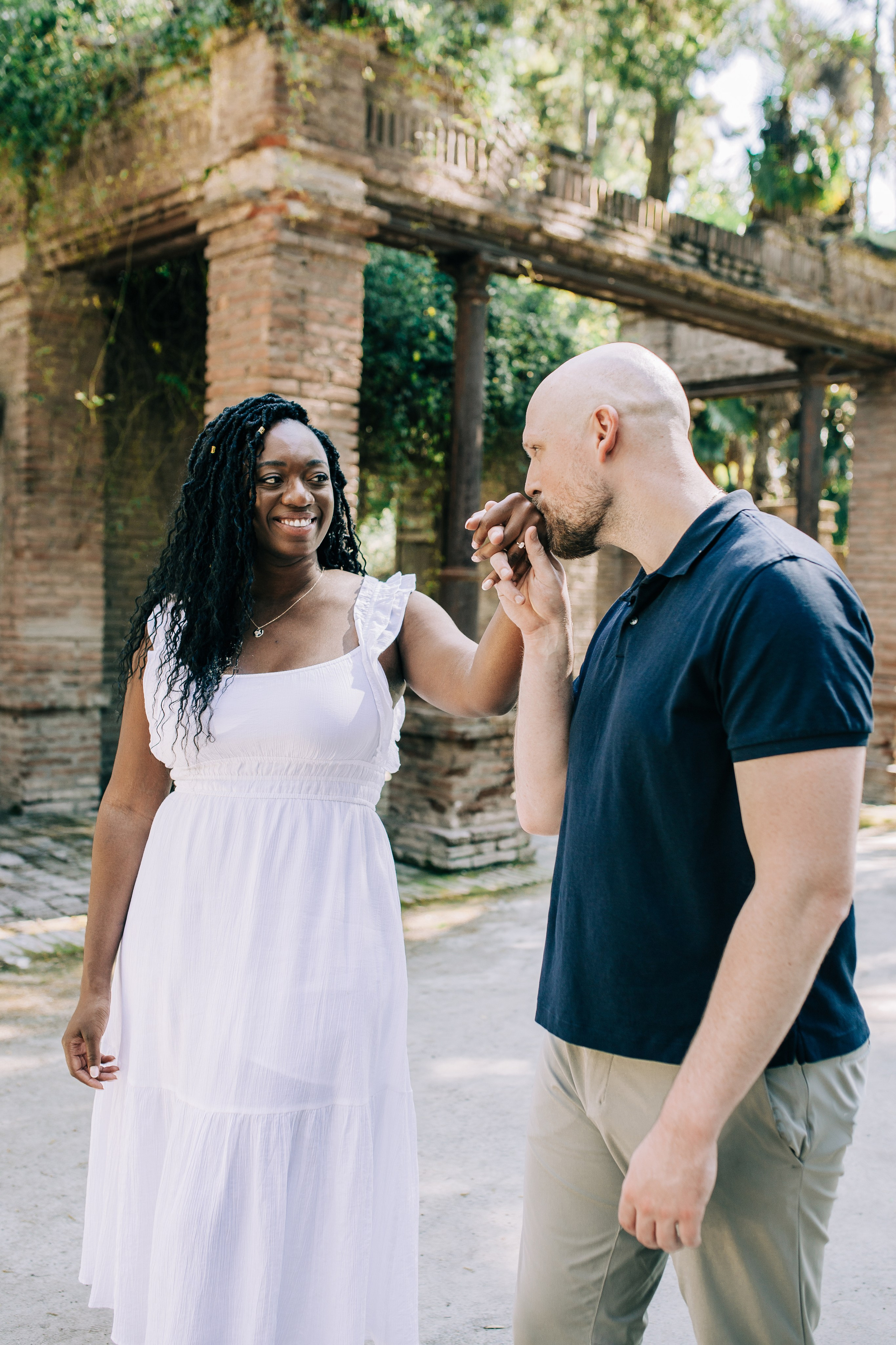 Anita & Kevin. Wedding proposal at Santa Rita. Photographer in Santiago, Chile Anna Almazova