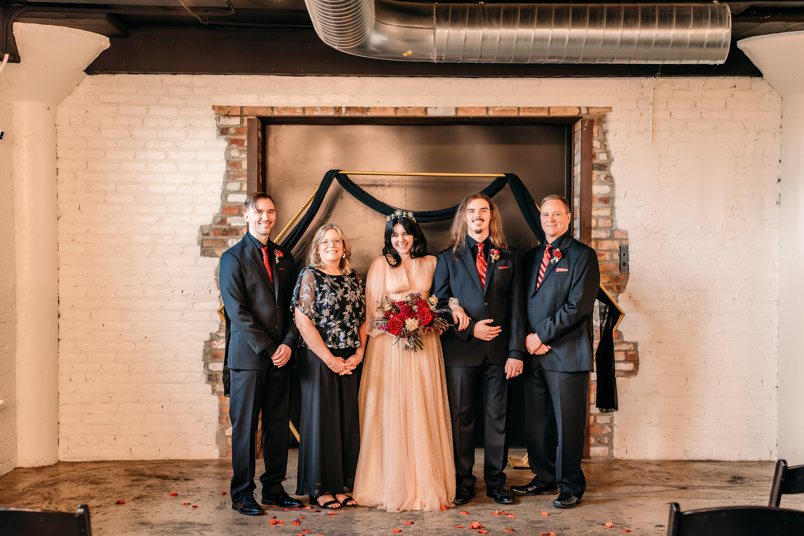 Bold & Dramatic Wedding at The Paper Mill on The Landing | Fort Wayne Wedding Photographer. Alexandria Danielle Photography | Fort Wayne & Indianapolis Wedding Photographer
