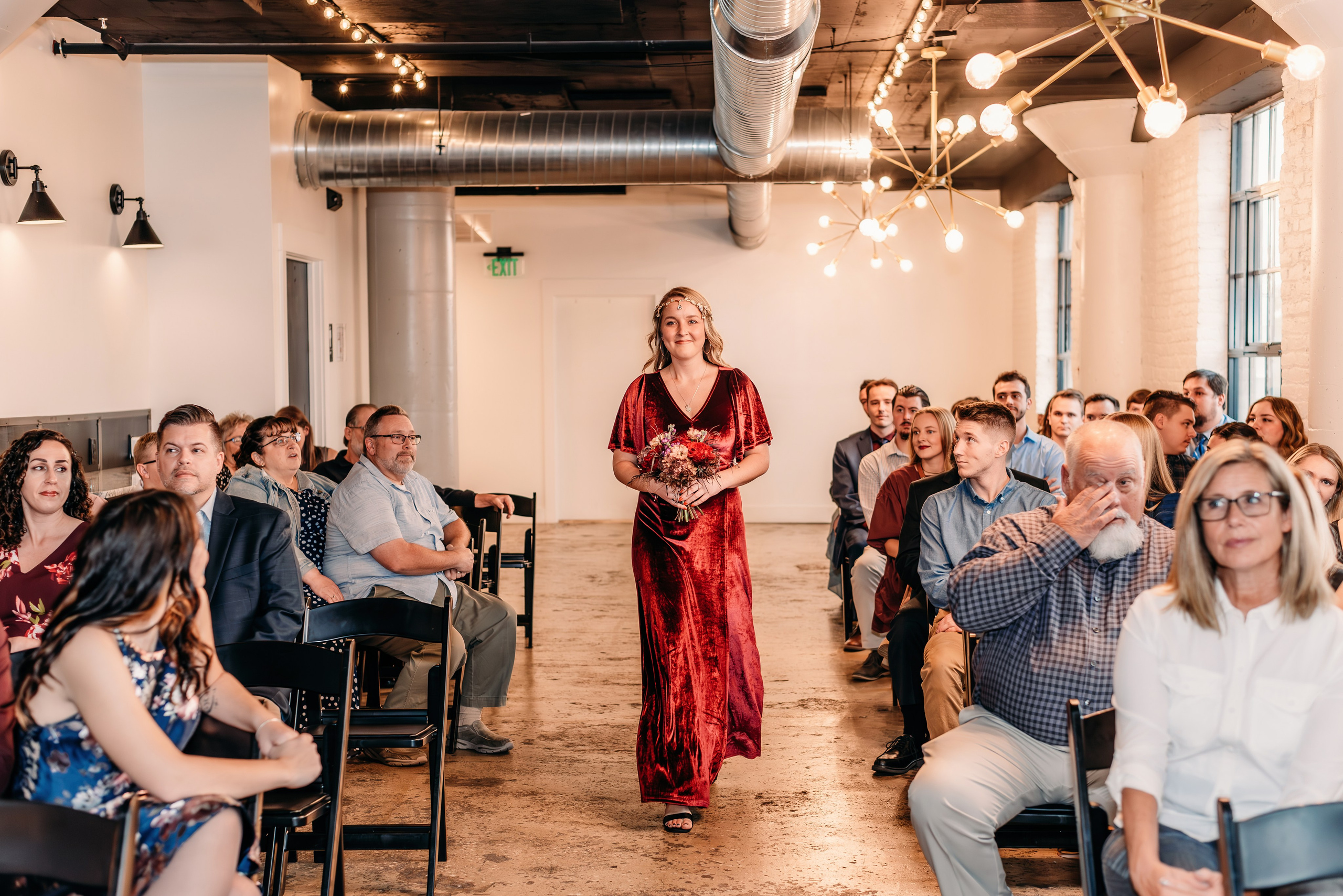 Bold & Dramatic Wedding at The Paper Mill on The Landing | Fort Wayne Wedding Photographer. Alexandria Danielle Photography | Fort Wayne & Indianapolis Wedding Photographer