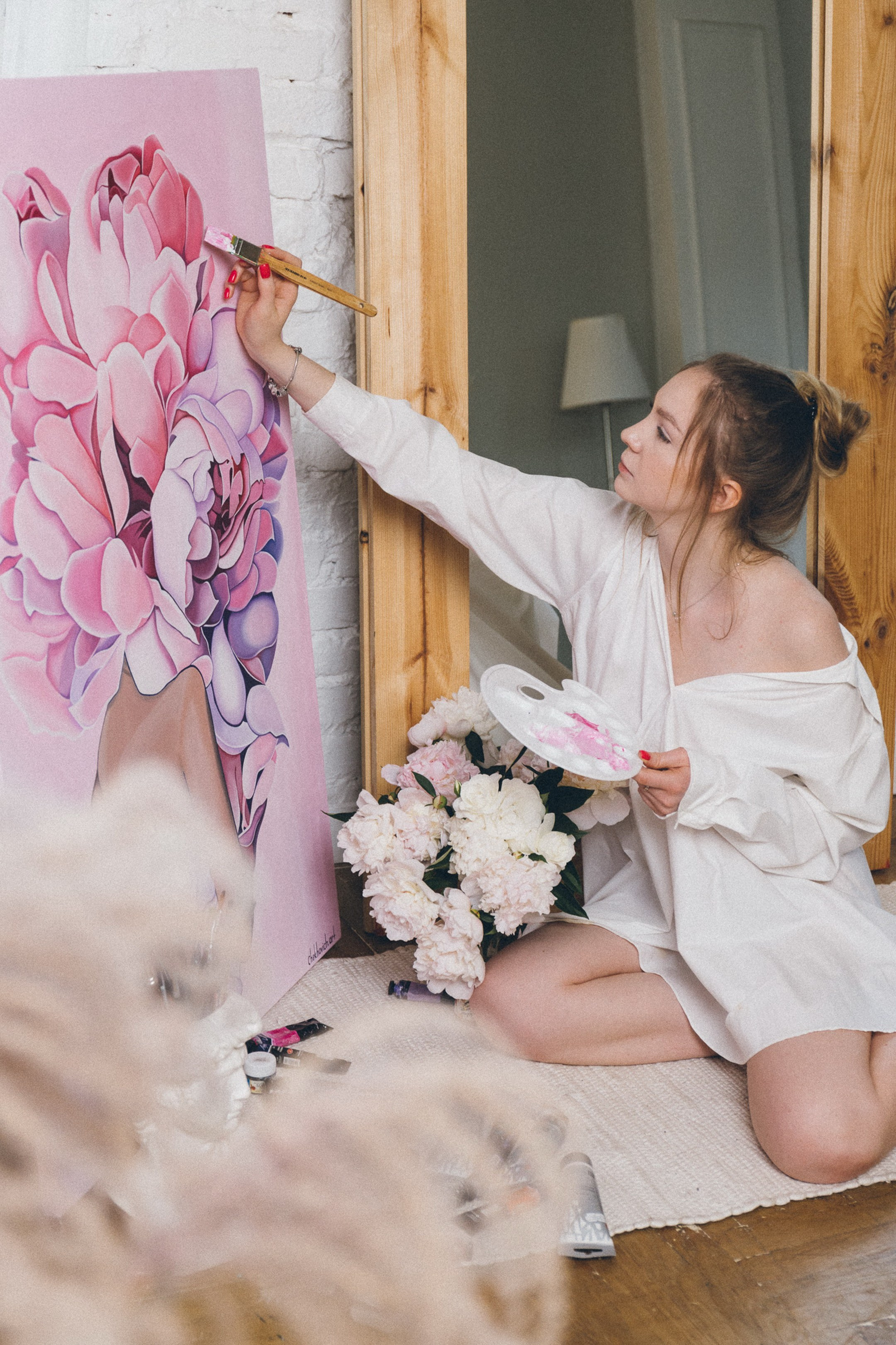 Алеся-фотосессия для художника. Фотограф Анна Кучерявая | Свадьбы и мероприятия в Дубае