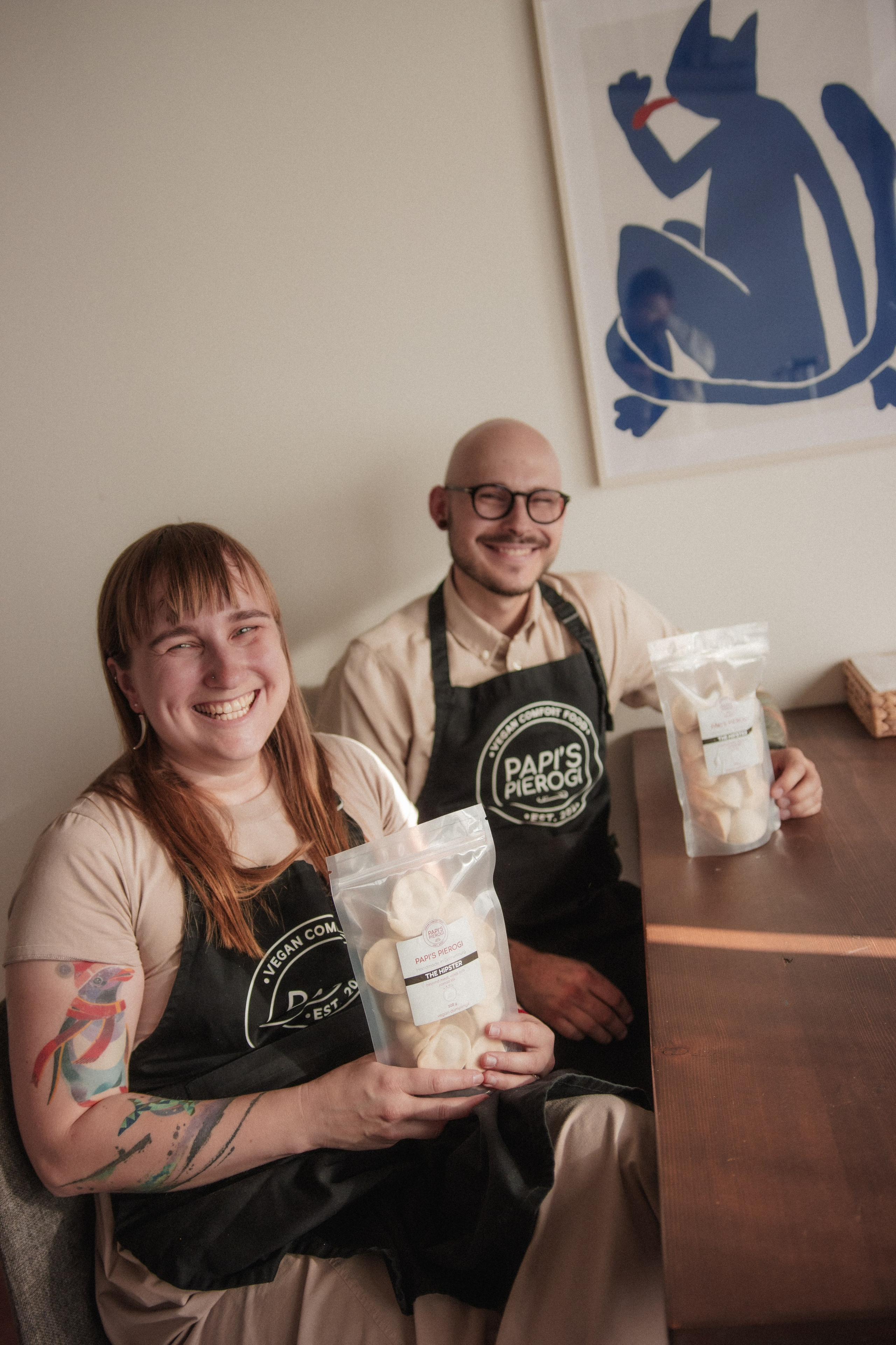 Papis Pierogi — vegan-comfort food. Photographer in Gothenburg Aleksandra Stroganova