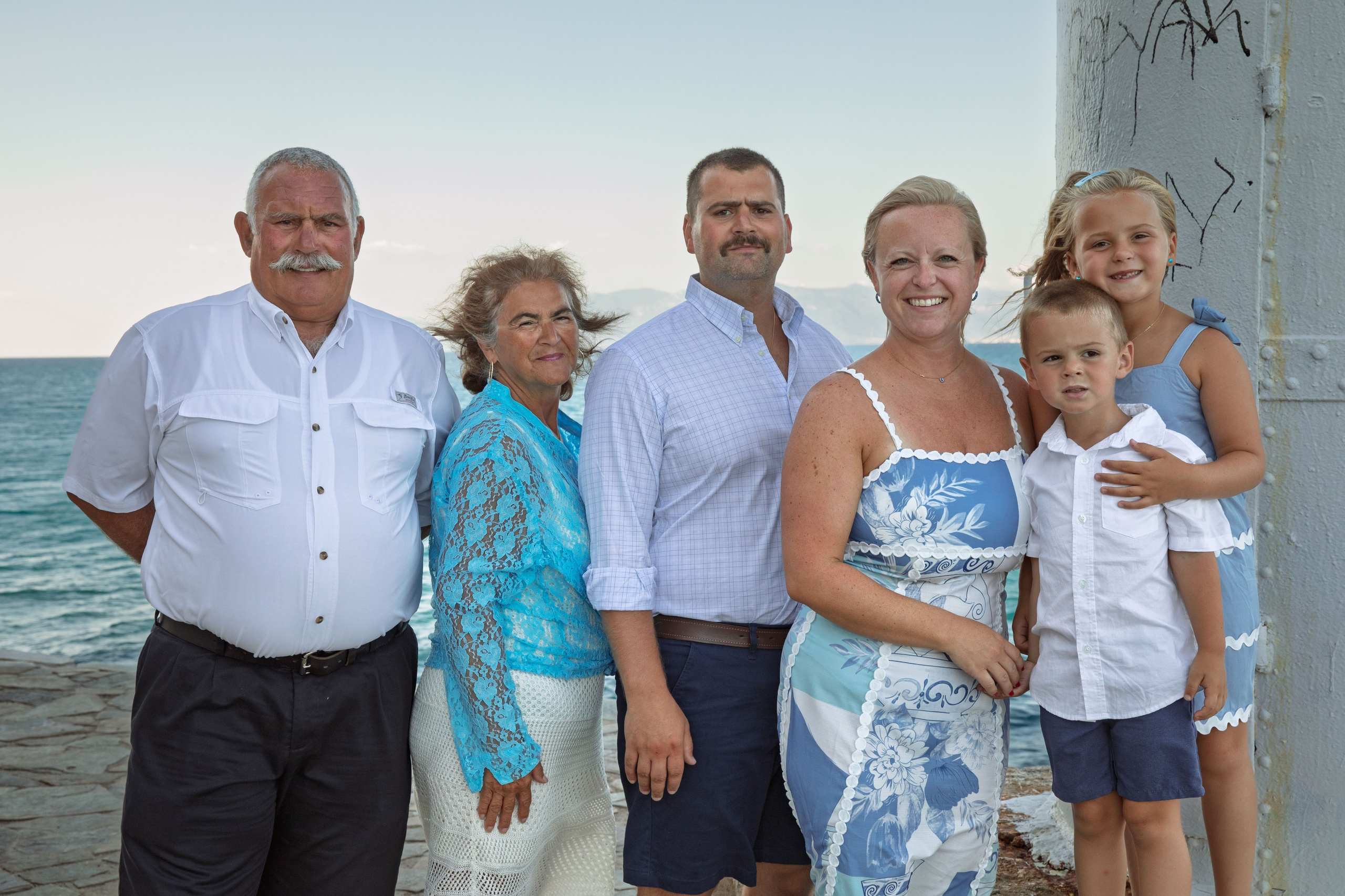 Family Kordalis (USA - Greece). Photographer Anya Khasapi. Nafplio, Greece