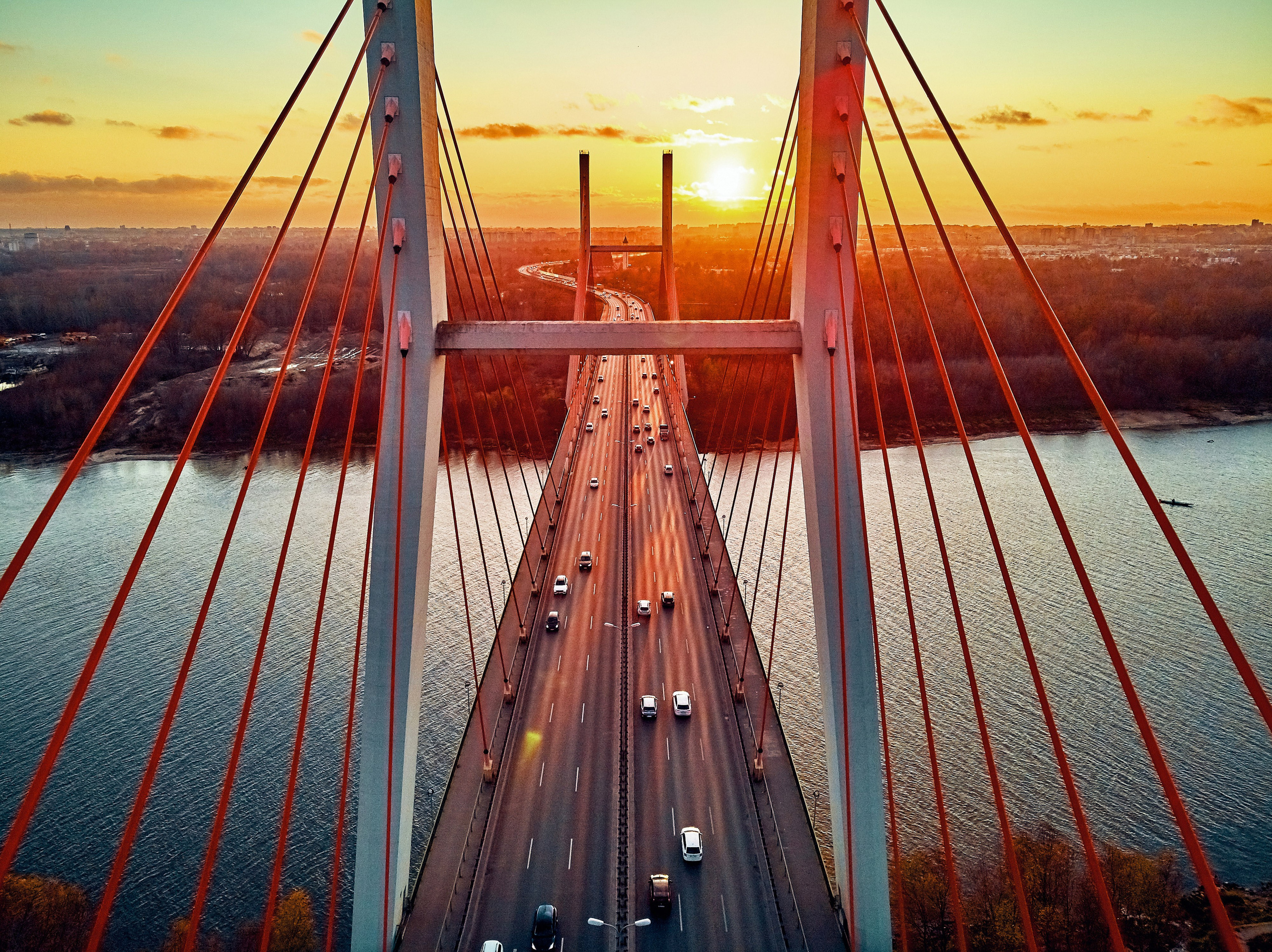 Lotnicza dronowa fotografia Warszawy - Miasto widziane z lotu ptaka. Андрей Шипилов — Фотография & Видеография