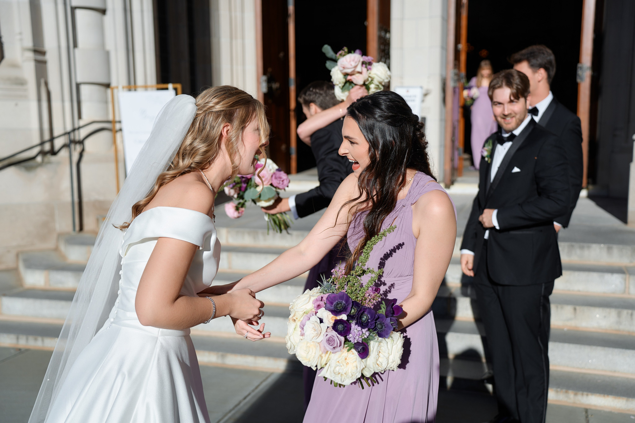 Elegant Wedding Ceremony at a Historic New York Cathedral | Timankov Photography. Professional Wedding and event photographer USA New York