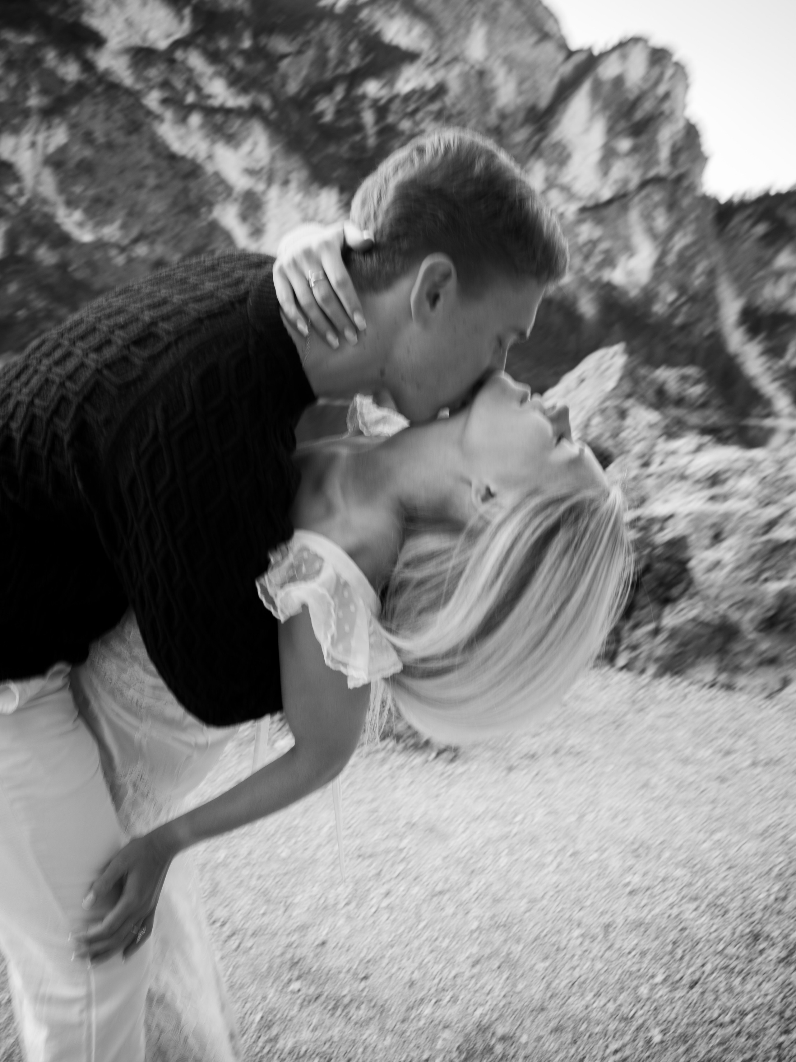 Proposal, Lake Braies, the Dolomites