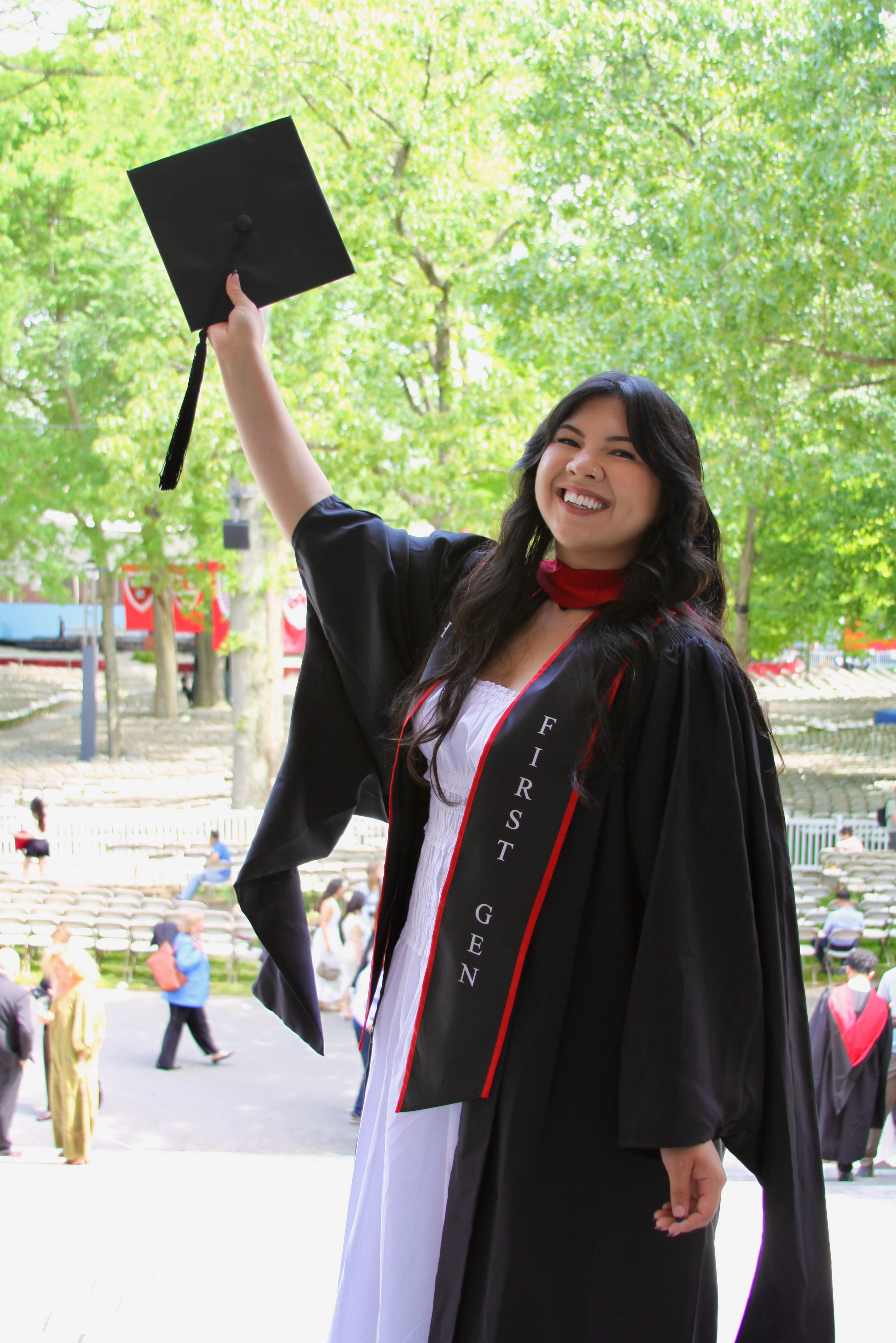 Masters graduation with Talia (group shoot). Kelly Sang, graduation and portrait photographer in Boston