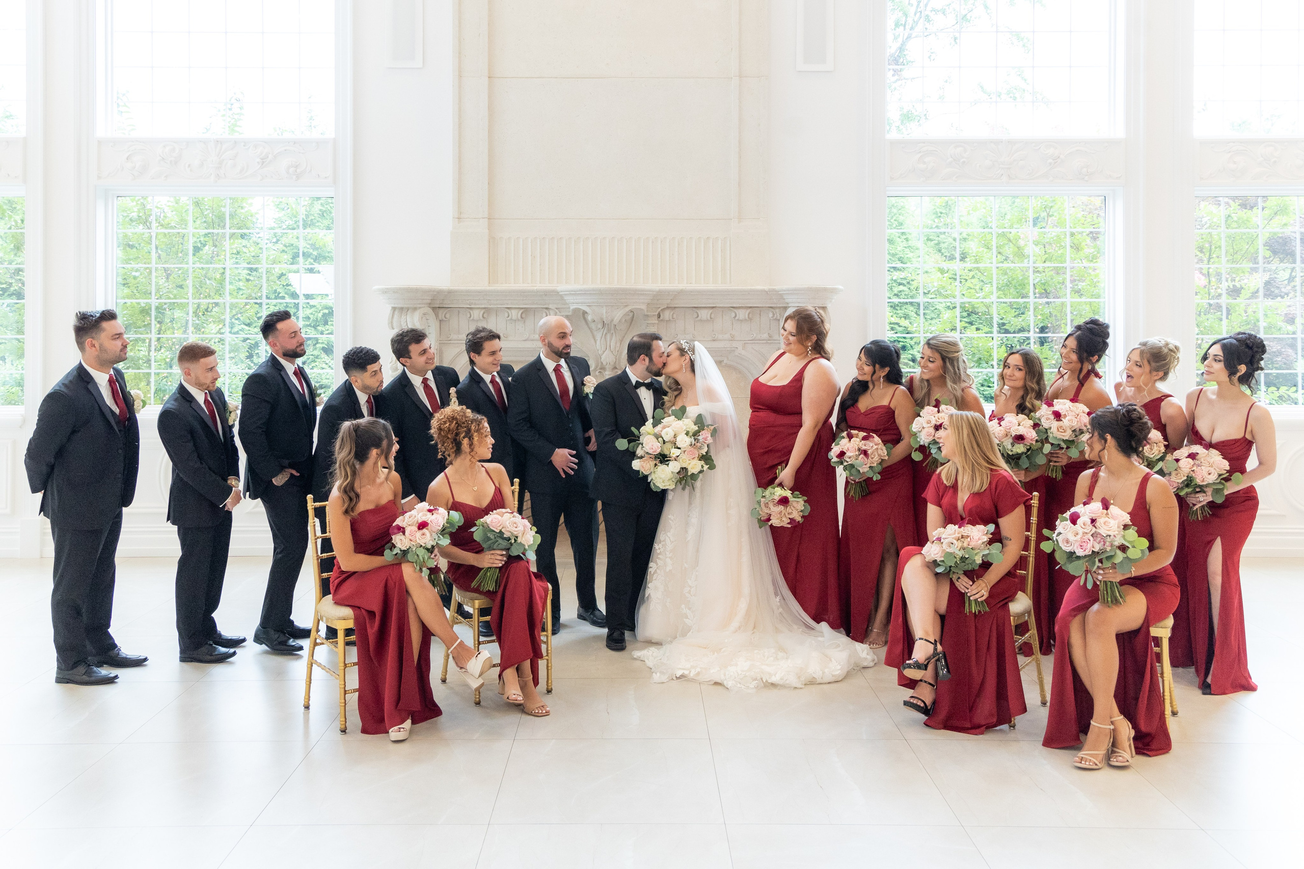 Erica & Vincent, The Estate at Florentine Garden, NJ. Wedding Photo & Video