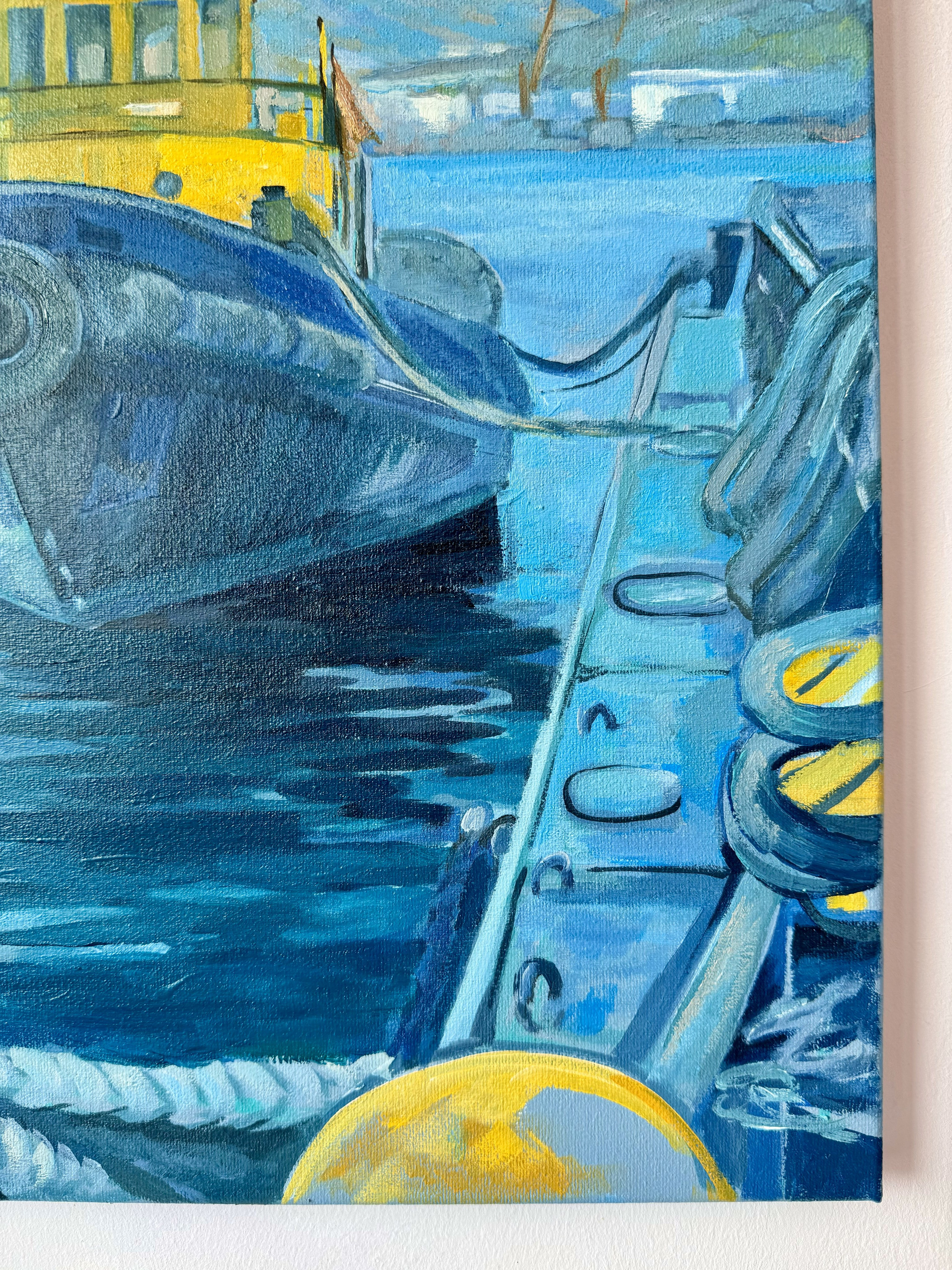 «Hello barge». Художник живописец Савелова Ольга