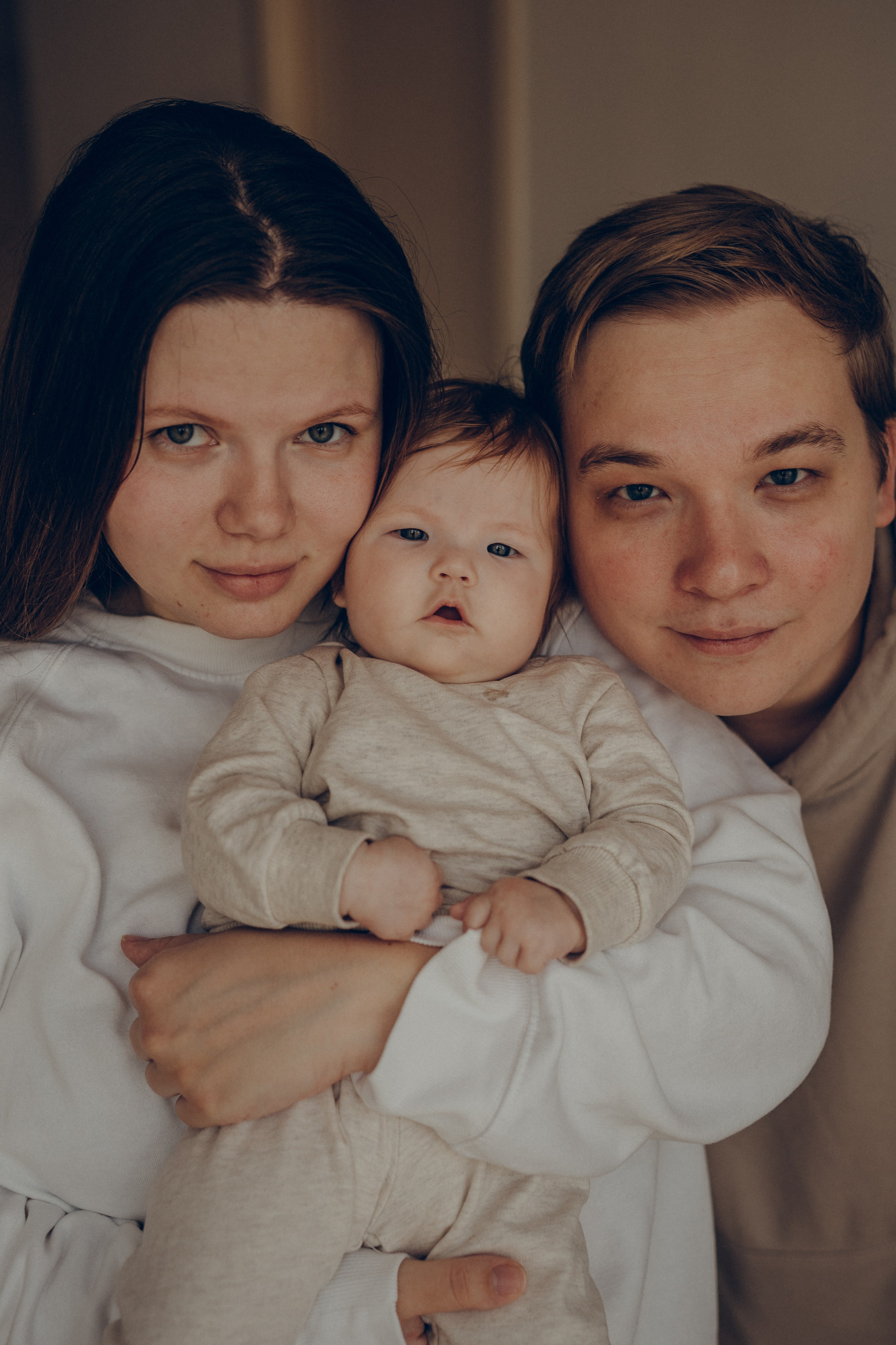 Семейная с младенцем. Фотограф Москва Ларина Юлия