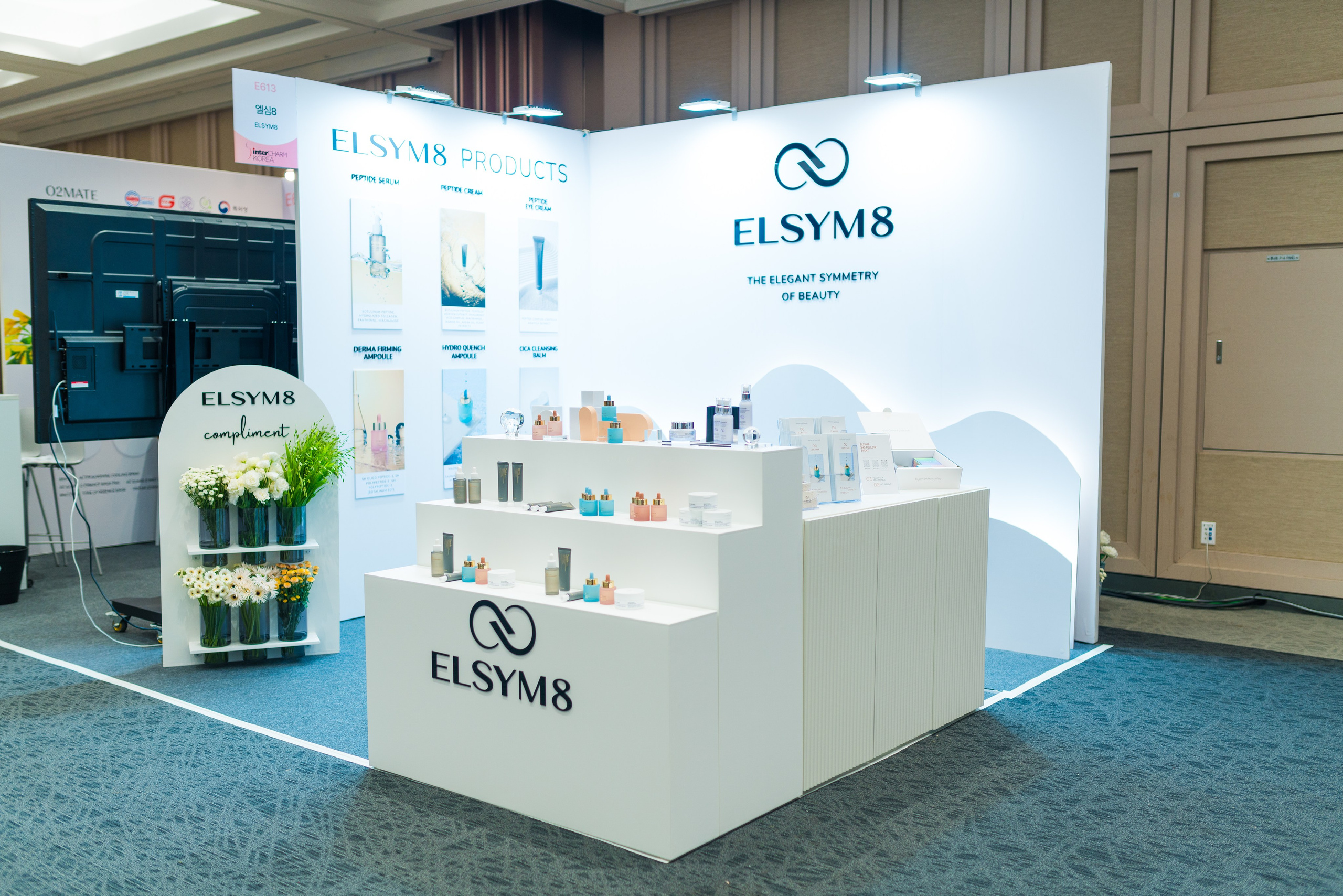 Выставочный стенд для ELSYM8/ InterCharm 2024/ COEX. Студия декора «Нарния»