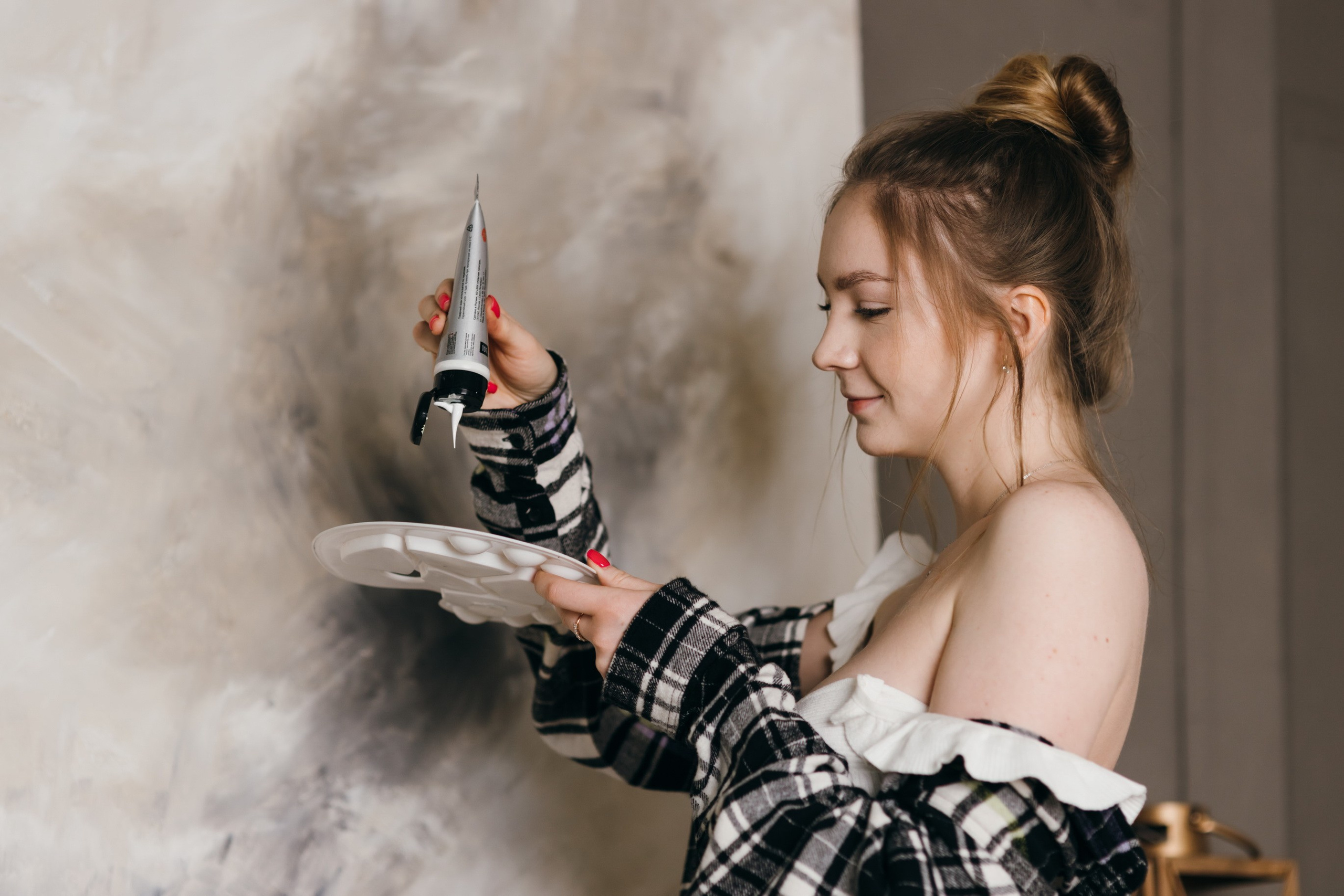 Алеся-фотосессия для художника. Фотограф Анна Кучерявая | Свадьбы и мероприятия в Дубае