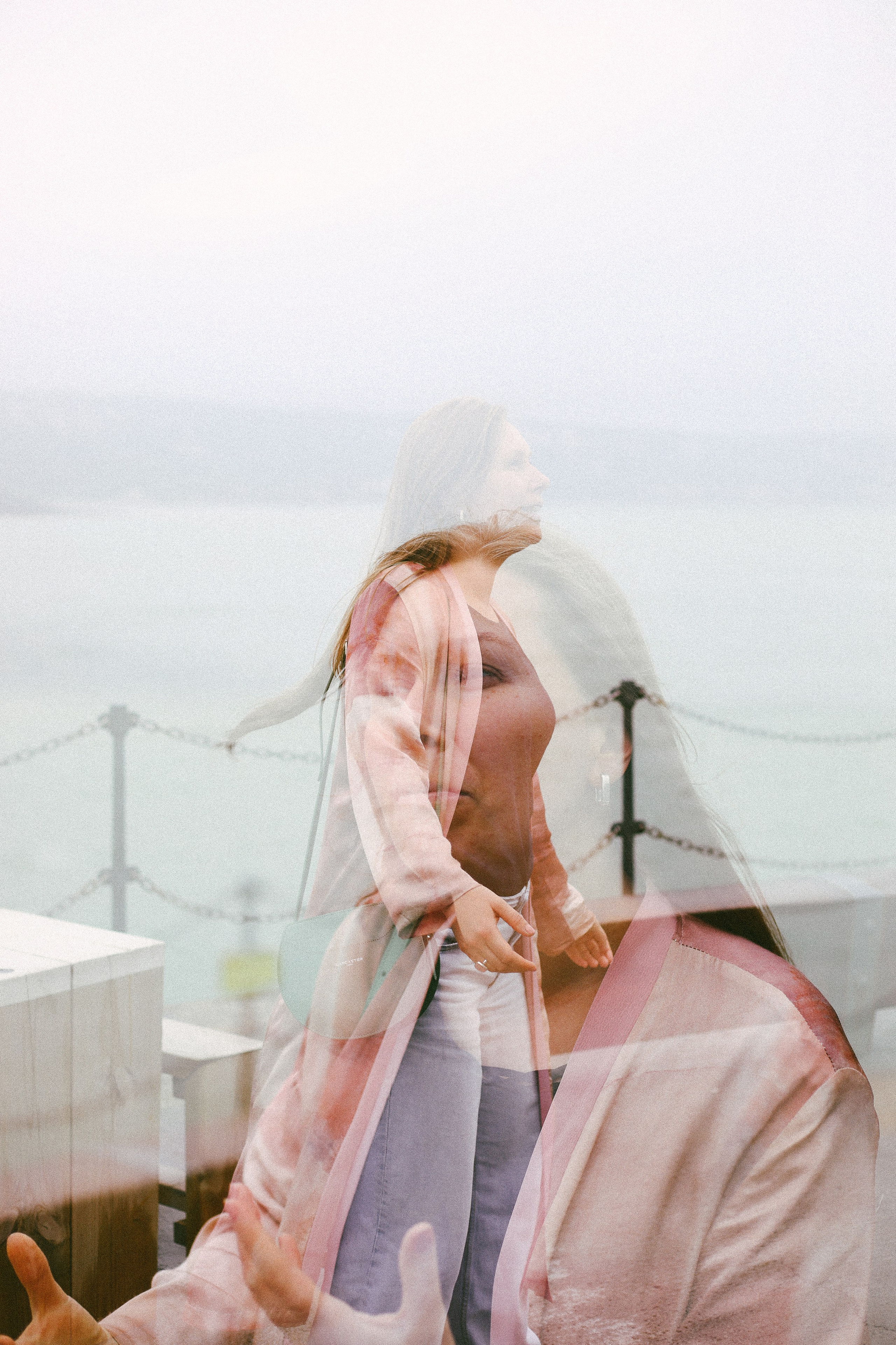 Katya near the lighthouse. Victoria Dini. Art photography in London / Folkestone, UK