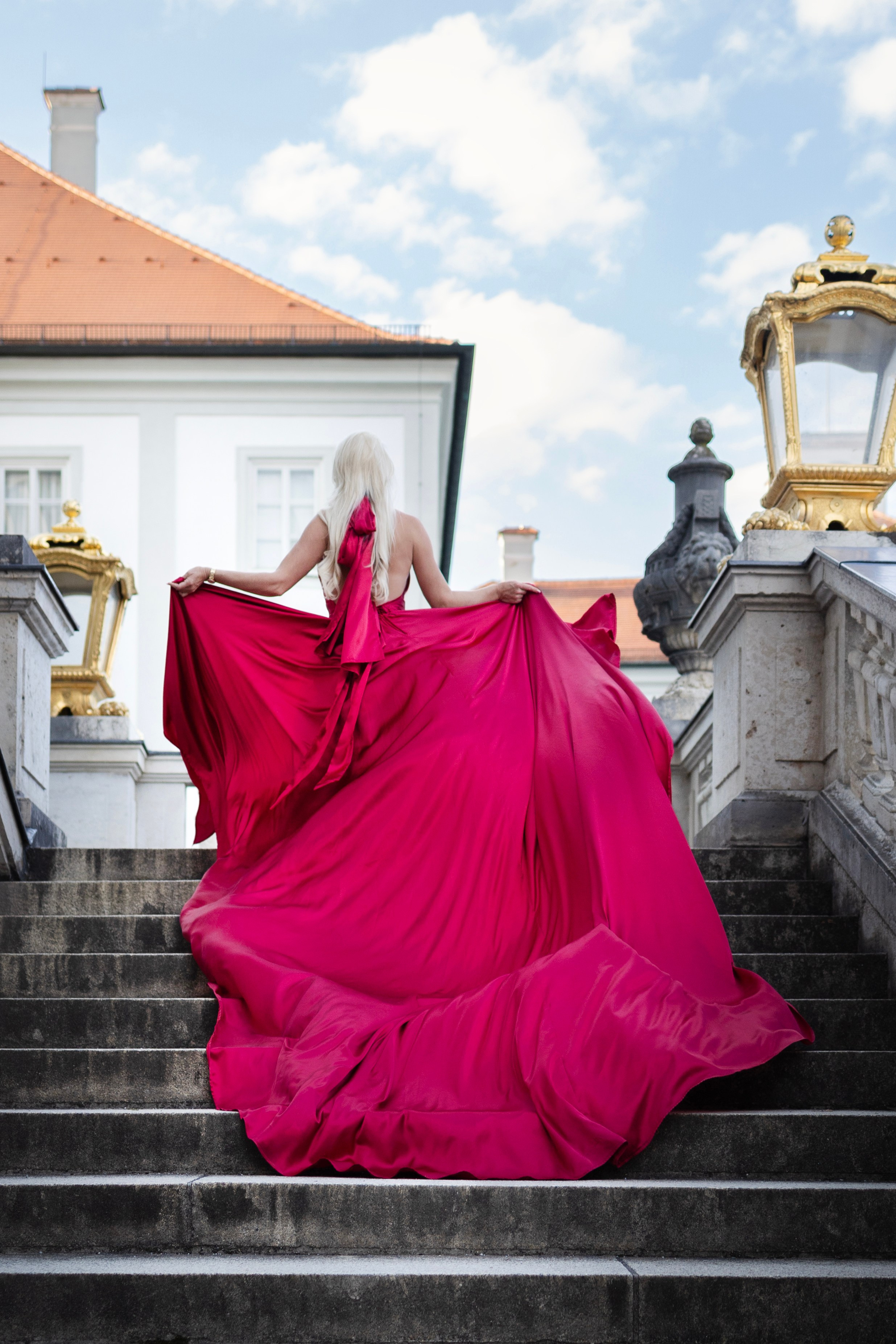 Long dresses shooting. Photographer in Munich