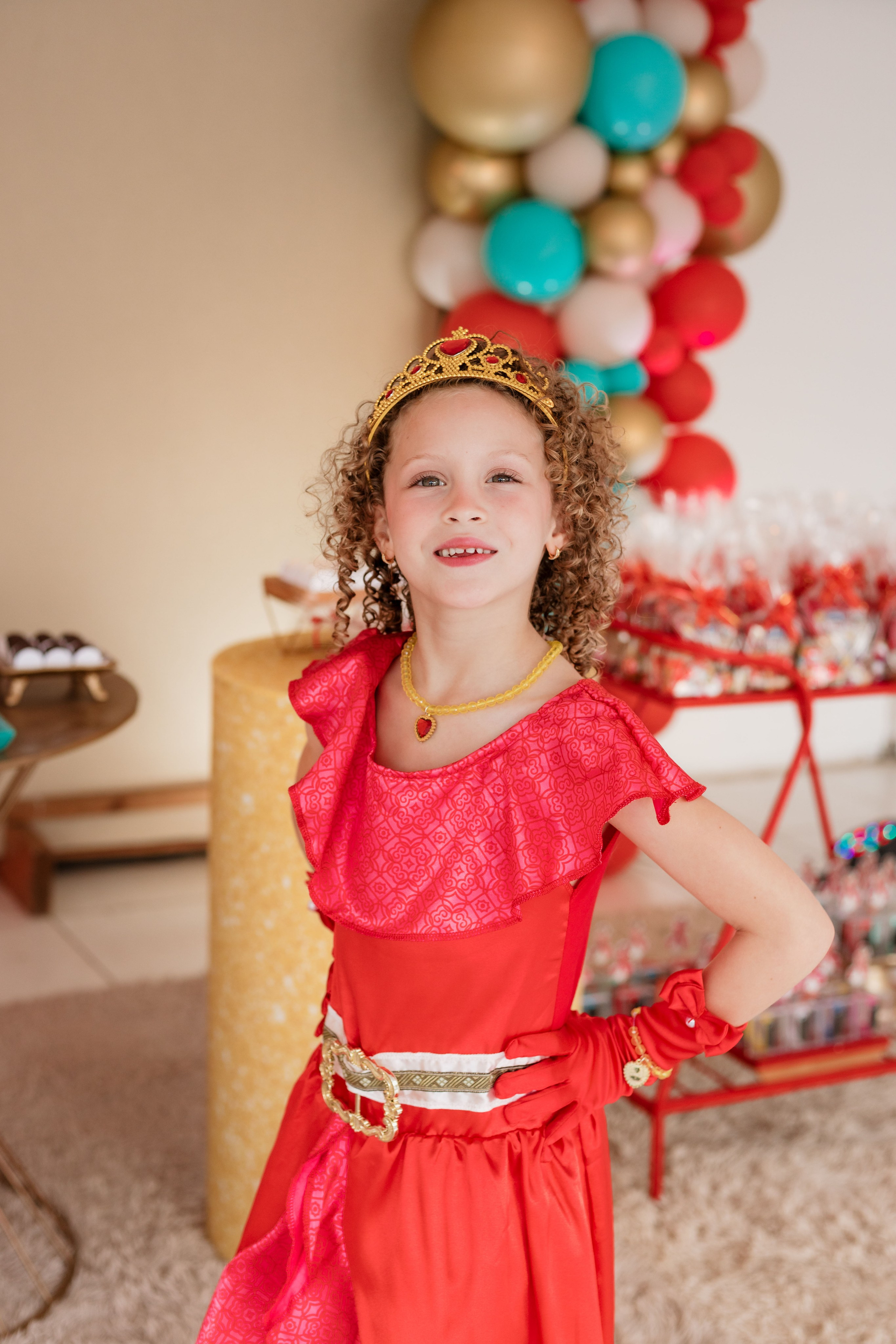 Primeiros momentos da festa infantil em casa de eventos