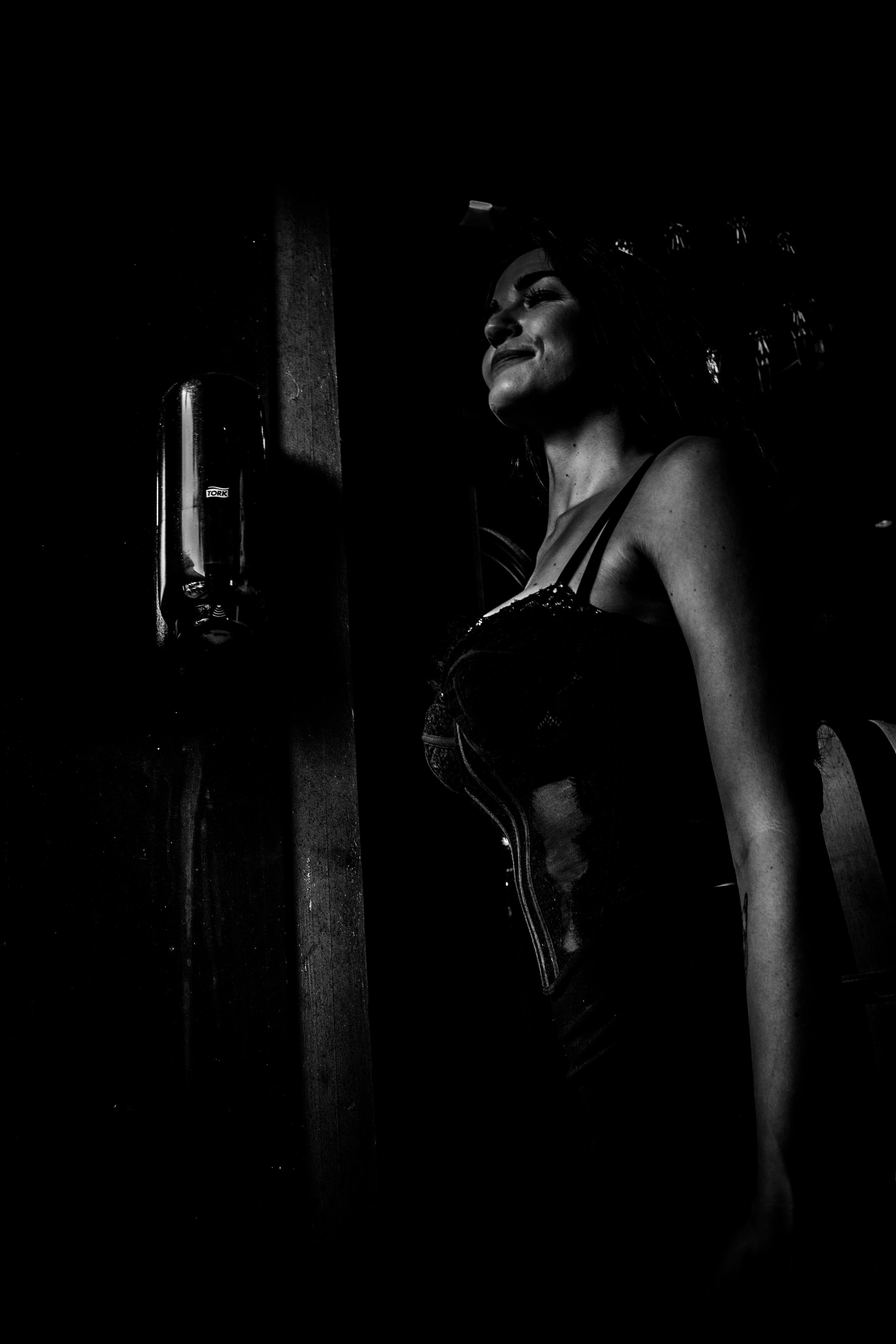 Burn Black and White Series. Out and About 239