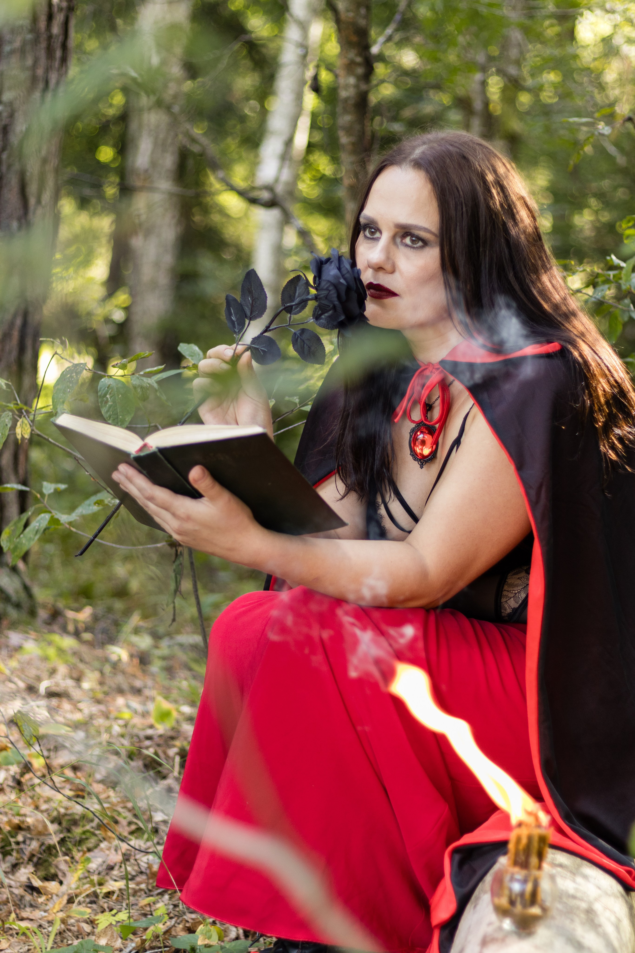 Фотосессия ведьма в лесу. Фотограф / Даугавпилс
