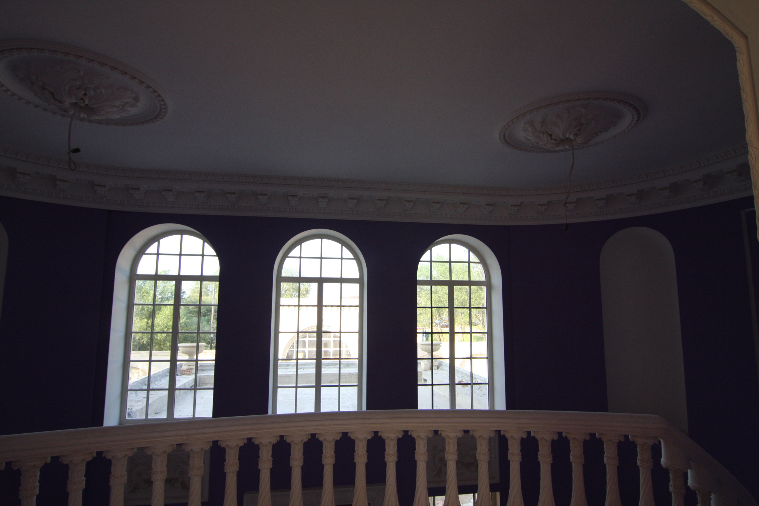 Pozdnakovo. Plaster molding