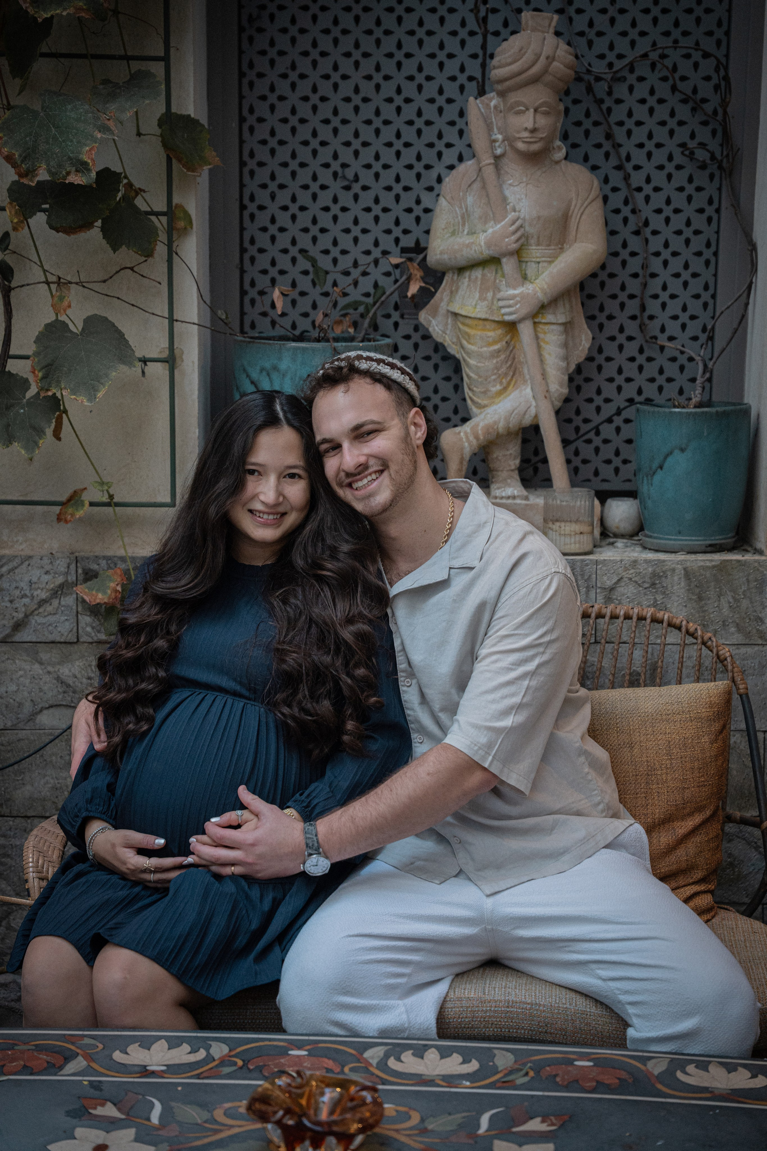 Naomi & Surli, Neve Tzedek, December 2025. Divign By Tehilah — Meaningful Graphic Design & Photography