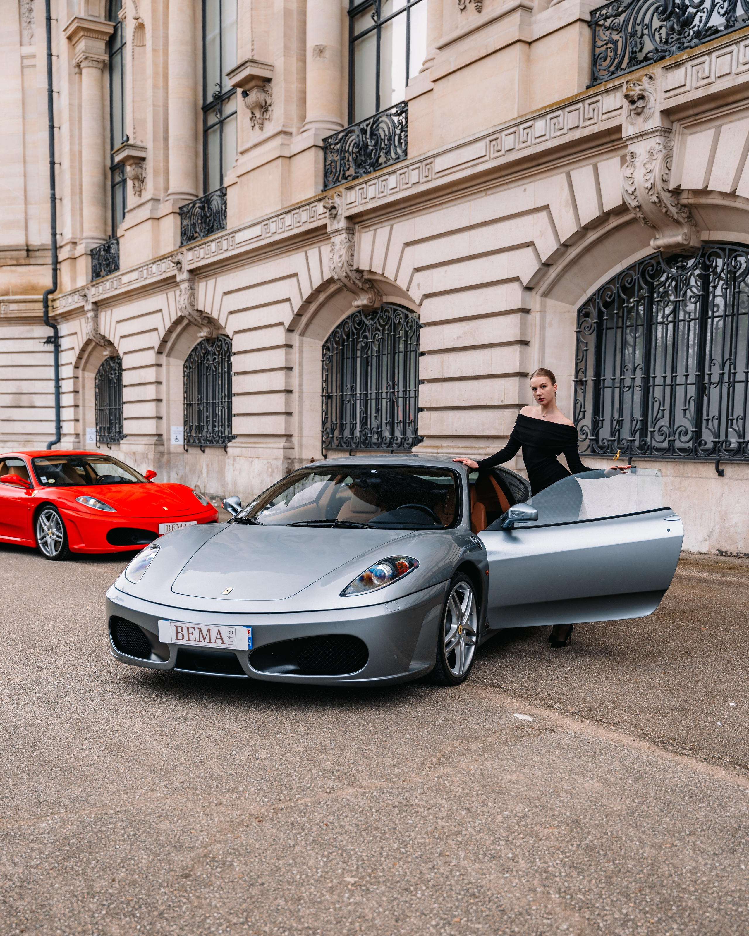 Anna x Ferrari F430. Photographe de voitures à Paris — Vitalii Motruk