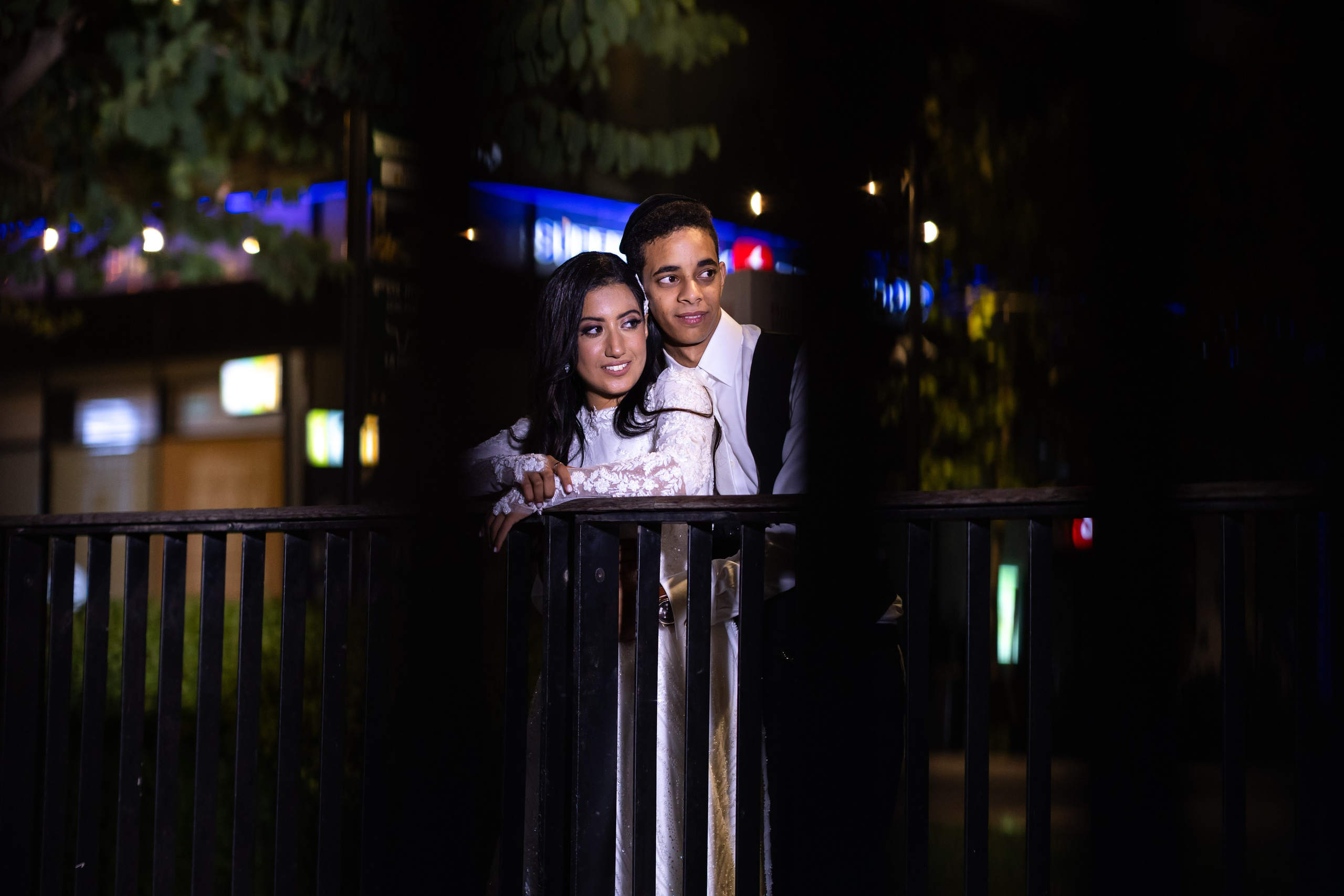 Night photography. משה מנשה צלם חתונות