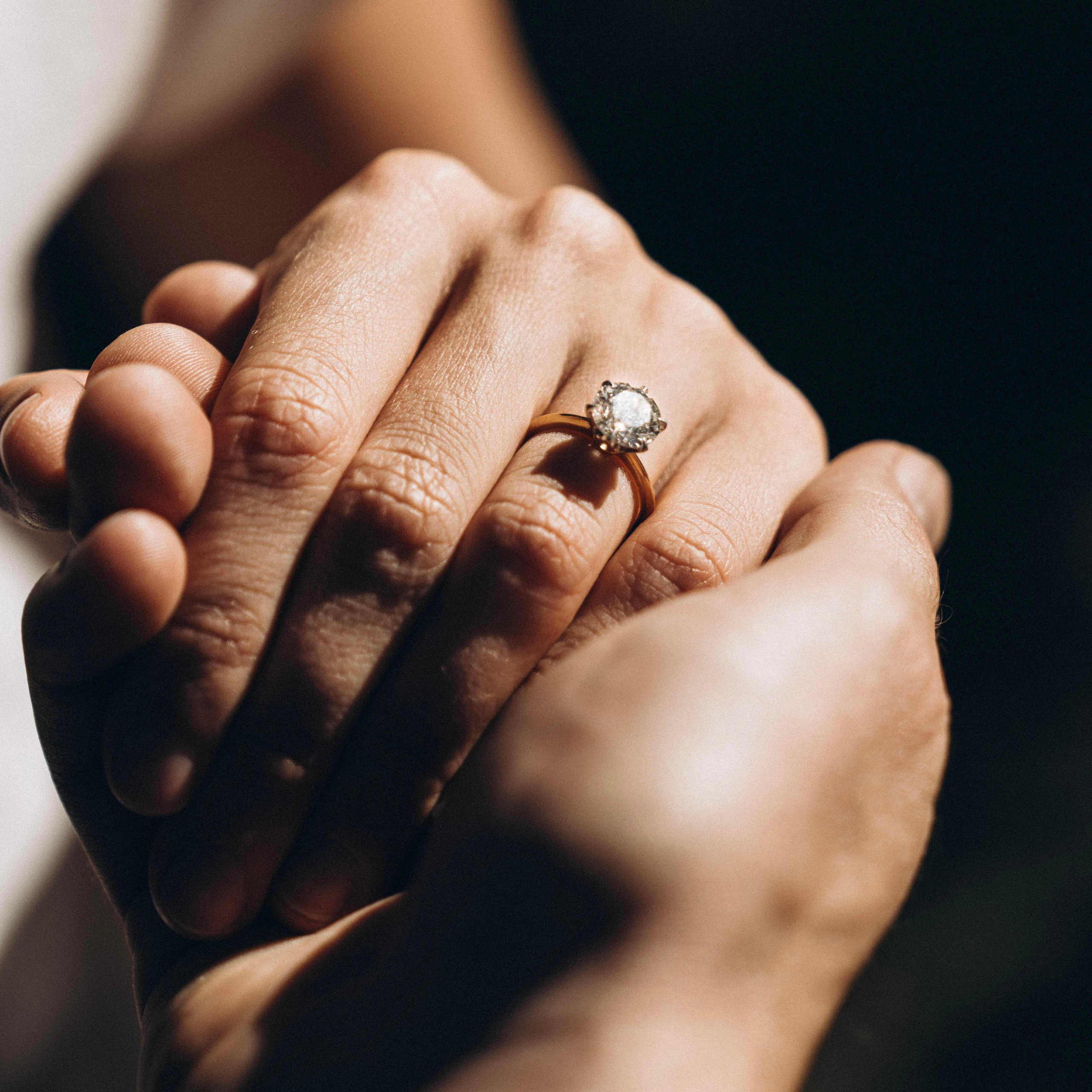 Elegant photo of  engagement ring with 