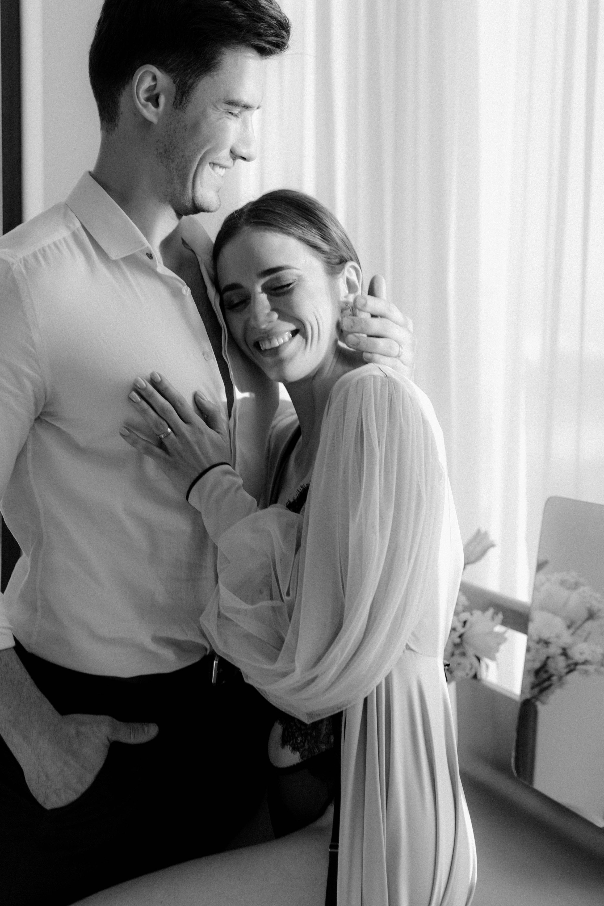 Совместные сборы в отеле. Ксюша и Кристиан. Wedding and family photographer Moscow Riyadh