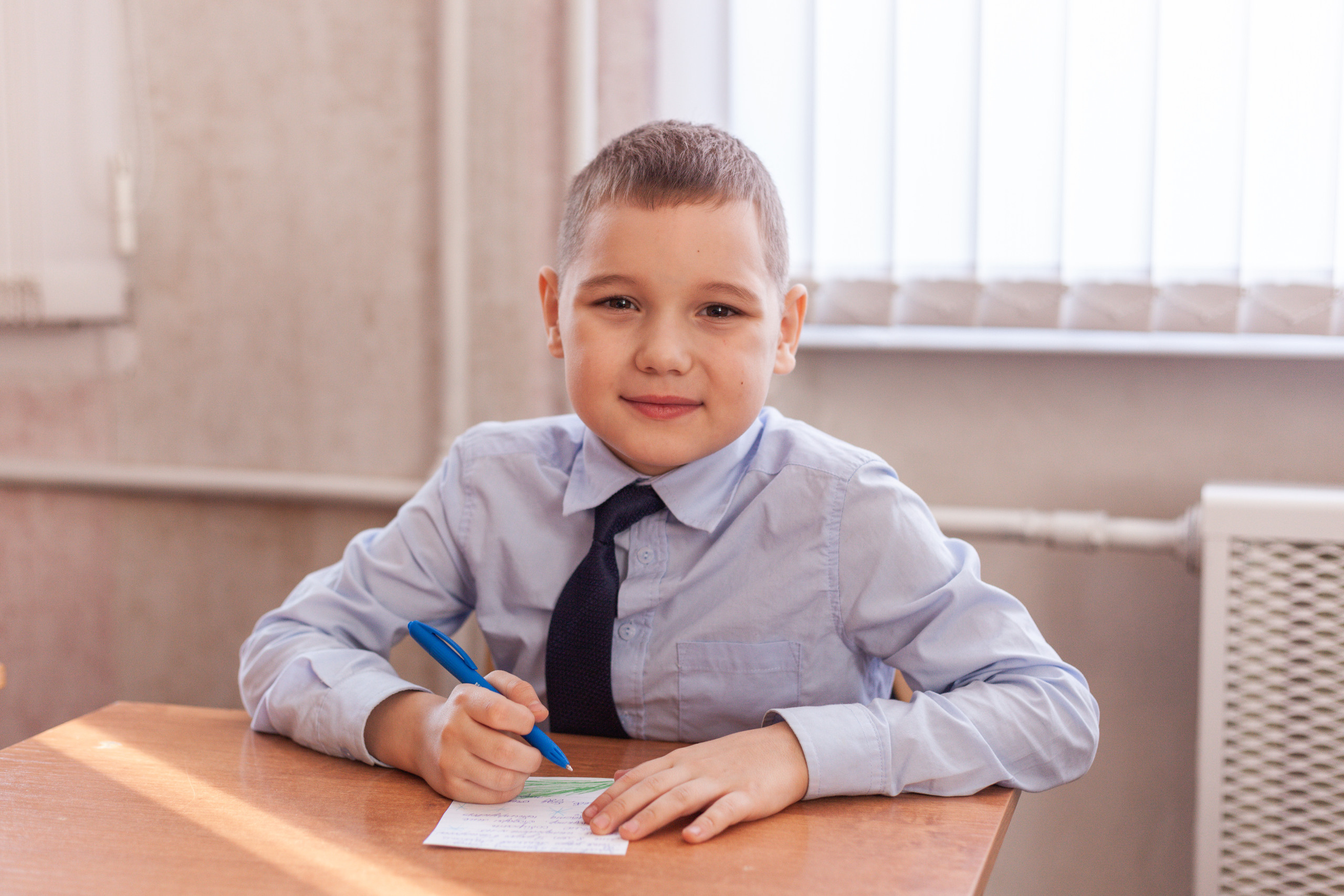 Letter to Santa Claus from children from boarding school. Photographer in England Ekaterina Romanova