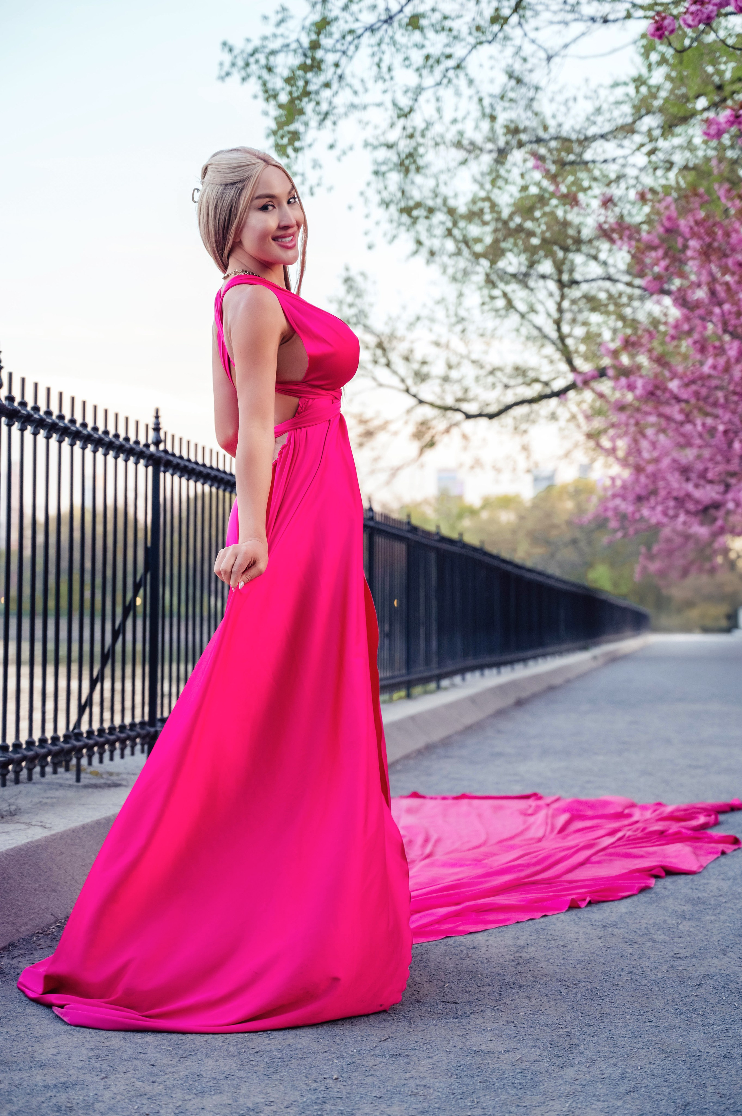 Flying dress. Alena Galieva New York Photographer