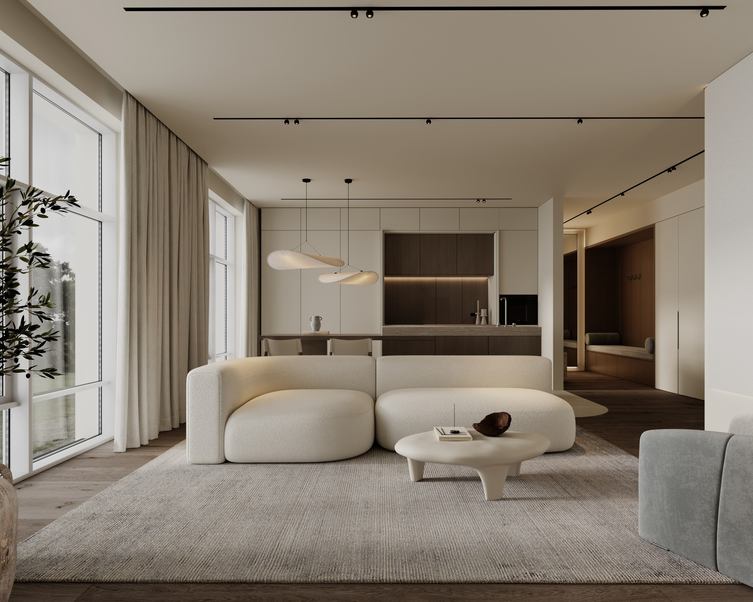 Buto rekonstrukcija Vilniuje. BLIU DESIGN — dizainas / interjeras / architektūra / 3D vizualizacijos / konceptas / parinktys