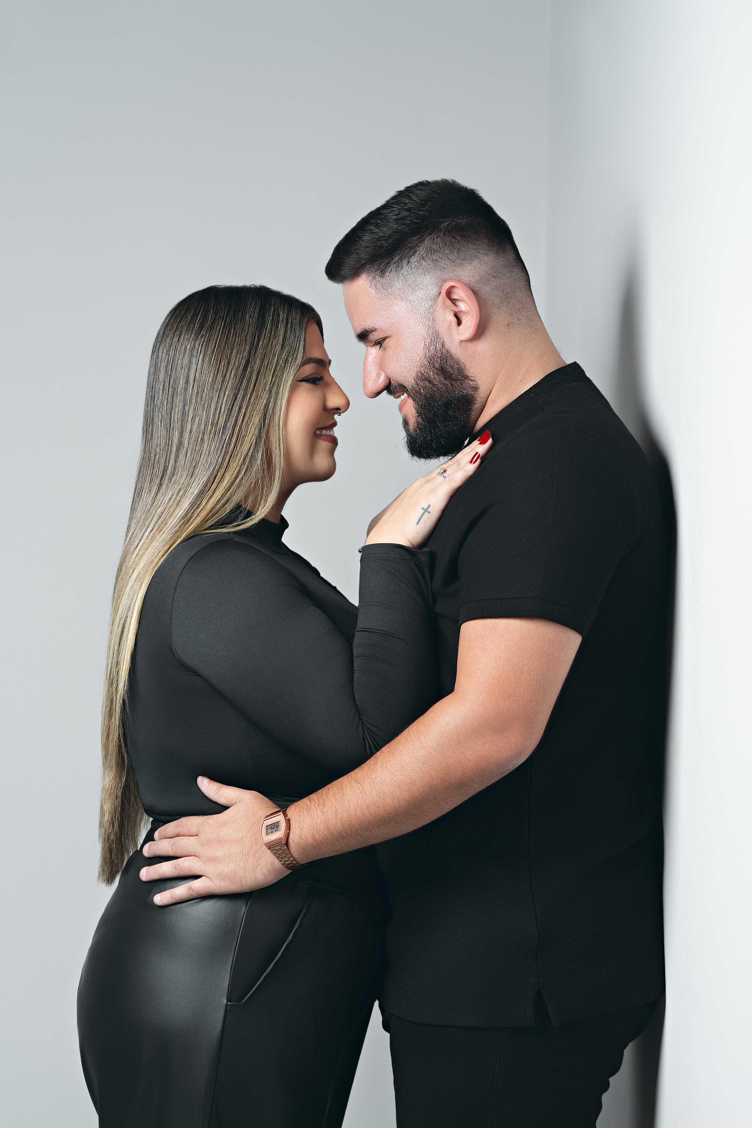 Pré Wedding Estúdio — Laisla e Bruno. Fotógrafo de casamento e Filmmaker de casamento