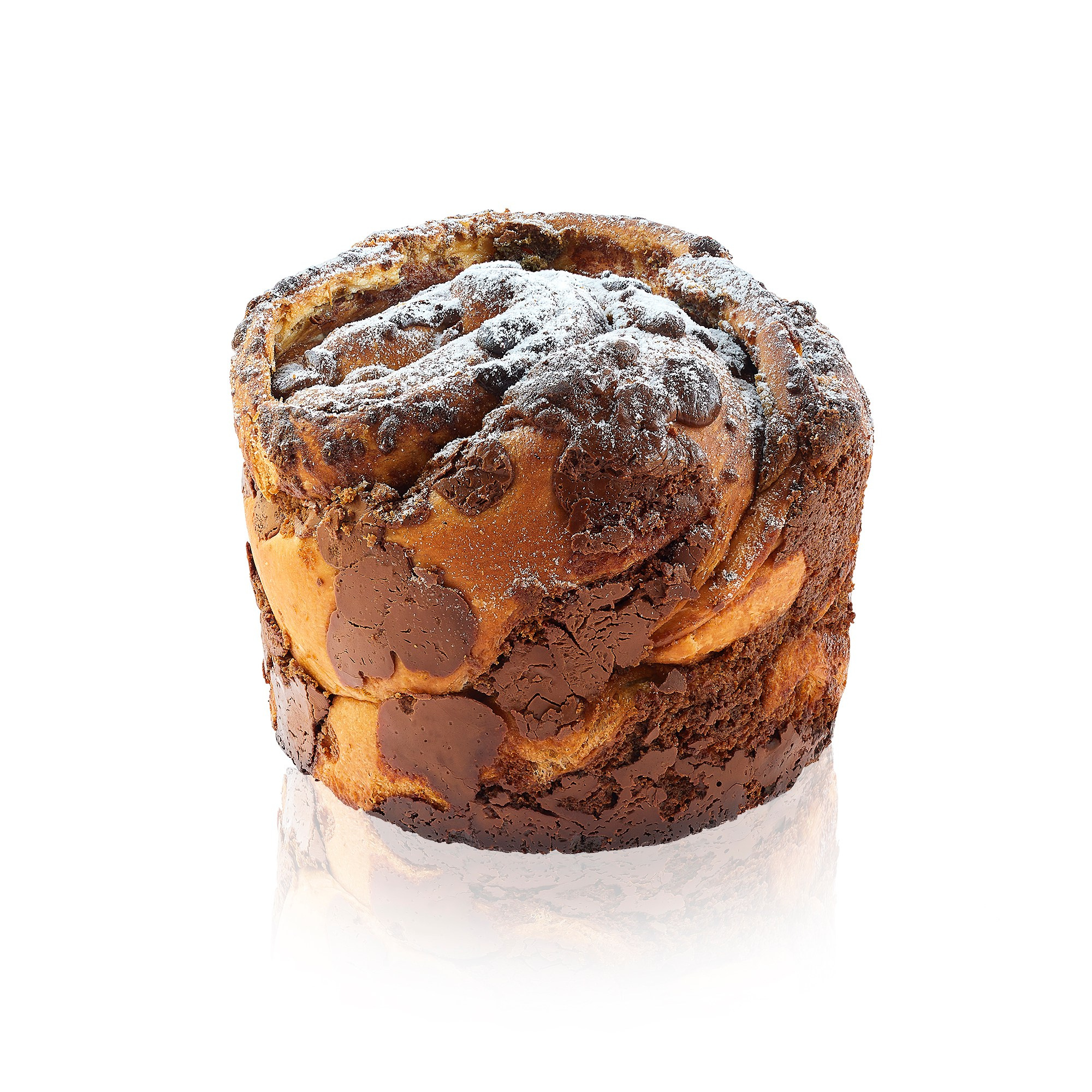 Photographer Roman Djuzev - Photo Сraffin with halva and chocolate on a white background.