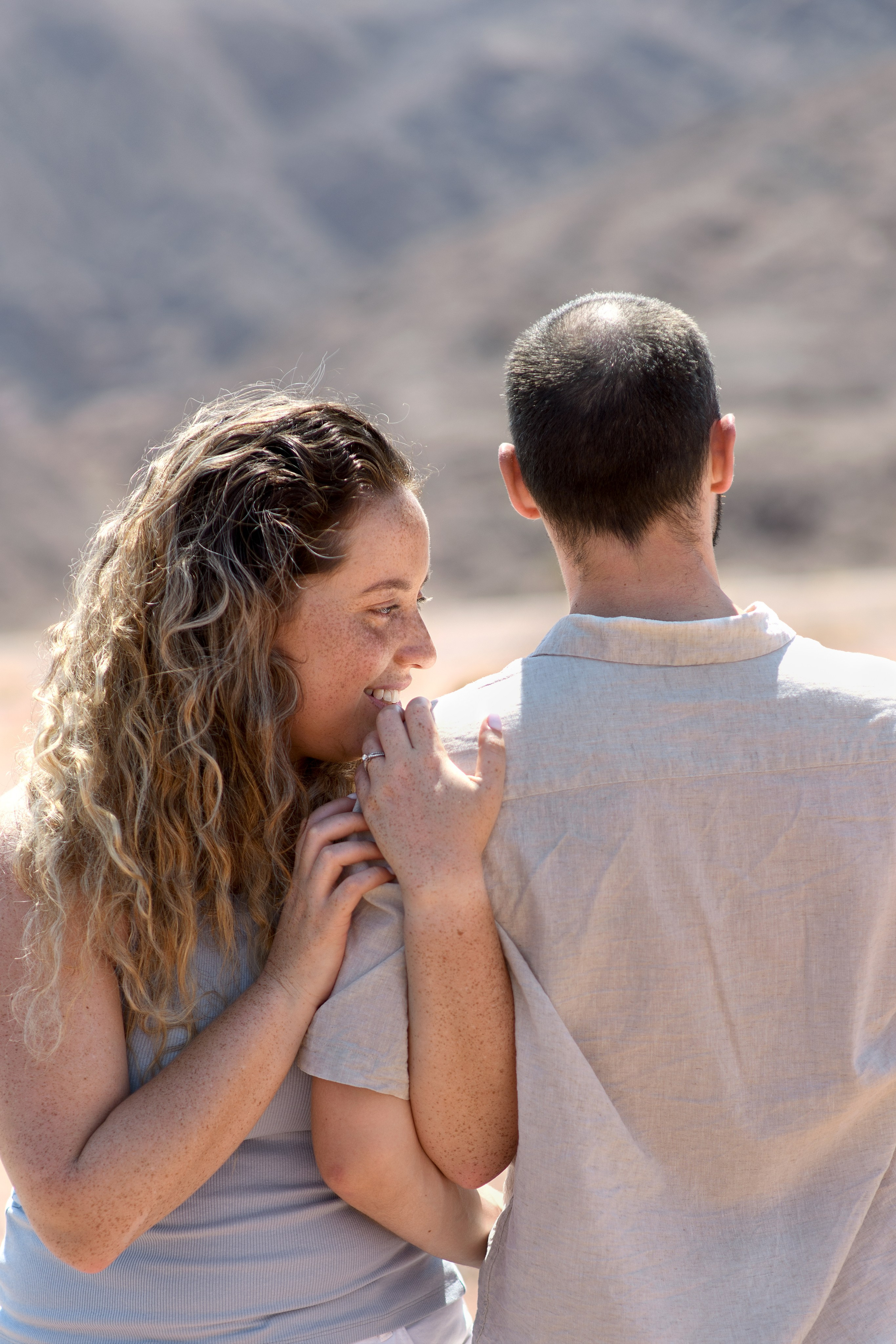 “She Said YES” in a Timna park for Lotan & Zohar. Family children pregnancy love stories photographer in Eilat Israel Olga Amchislavsky