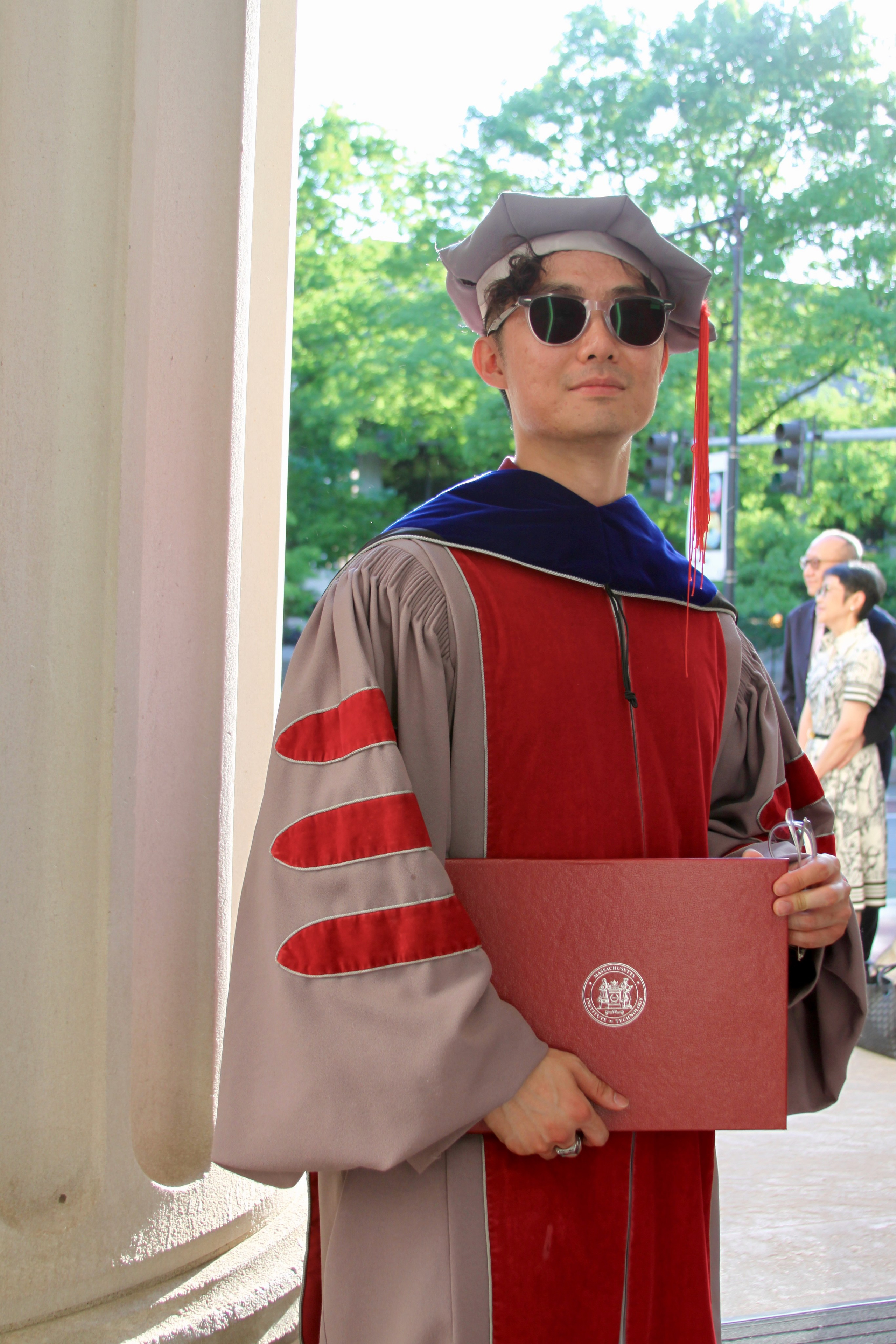 PhD graduation with Elton. Kelly Sang, graduation and portrait photographer in Boston