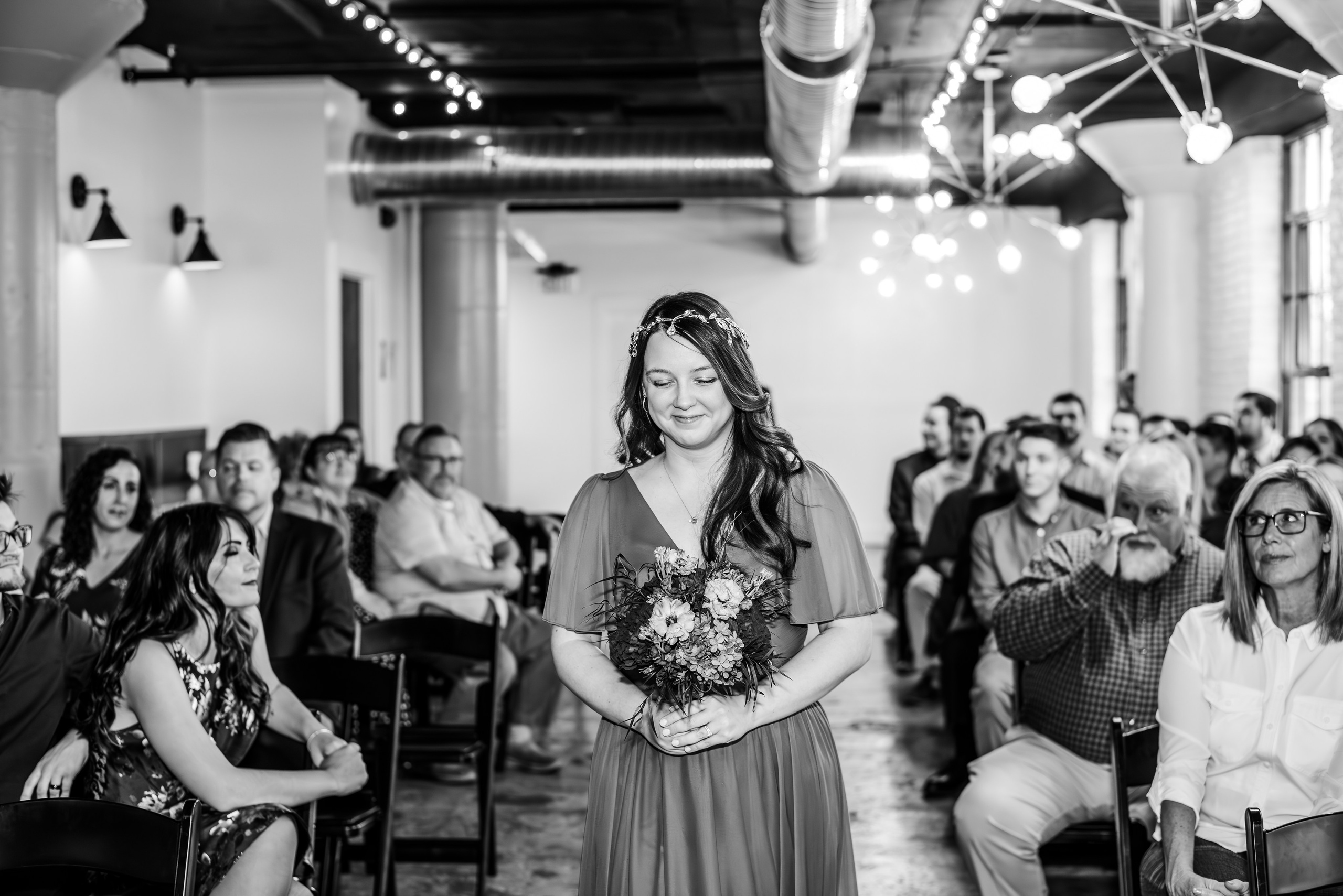 Bold & Dramatic Wedding at The Paper Mill on The Landing | Fort Wayne Wedding Photographer. Alexandria Danielle Photography | Fort Wayne & Indianapolis Wedding Photographer