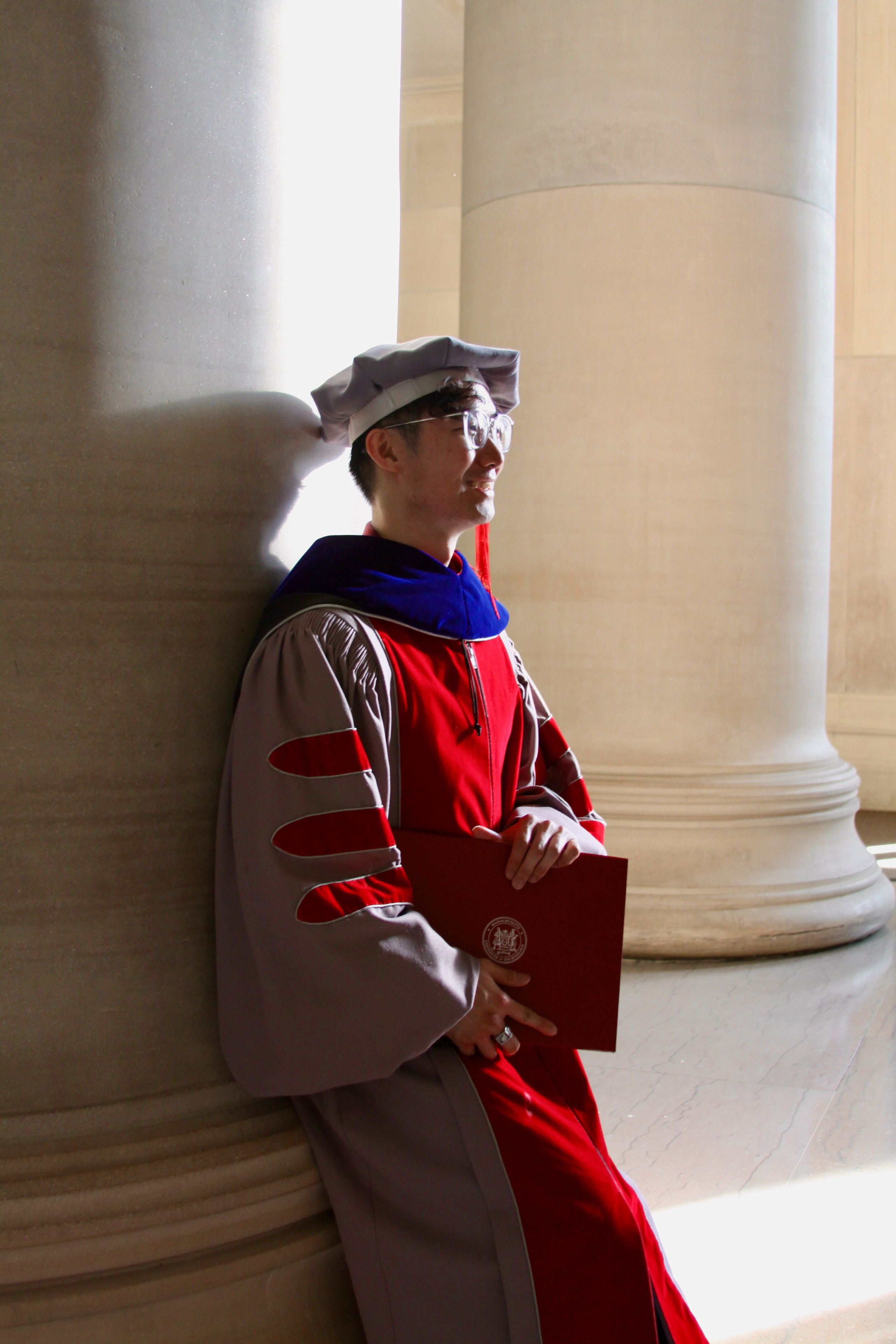 PhD graduation with Elton. Kelly Sang, graduation and portrait photographer in Boston