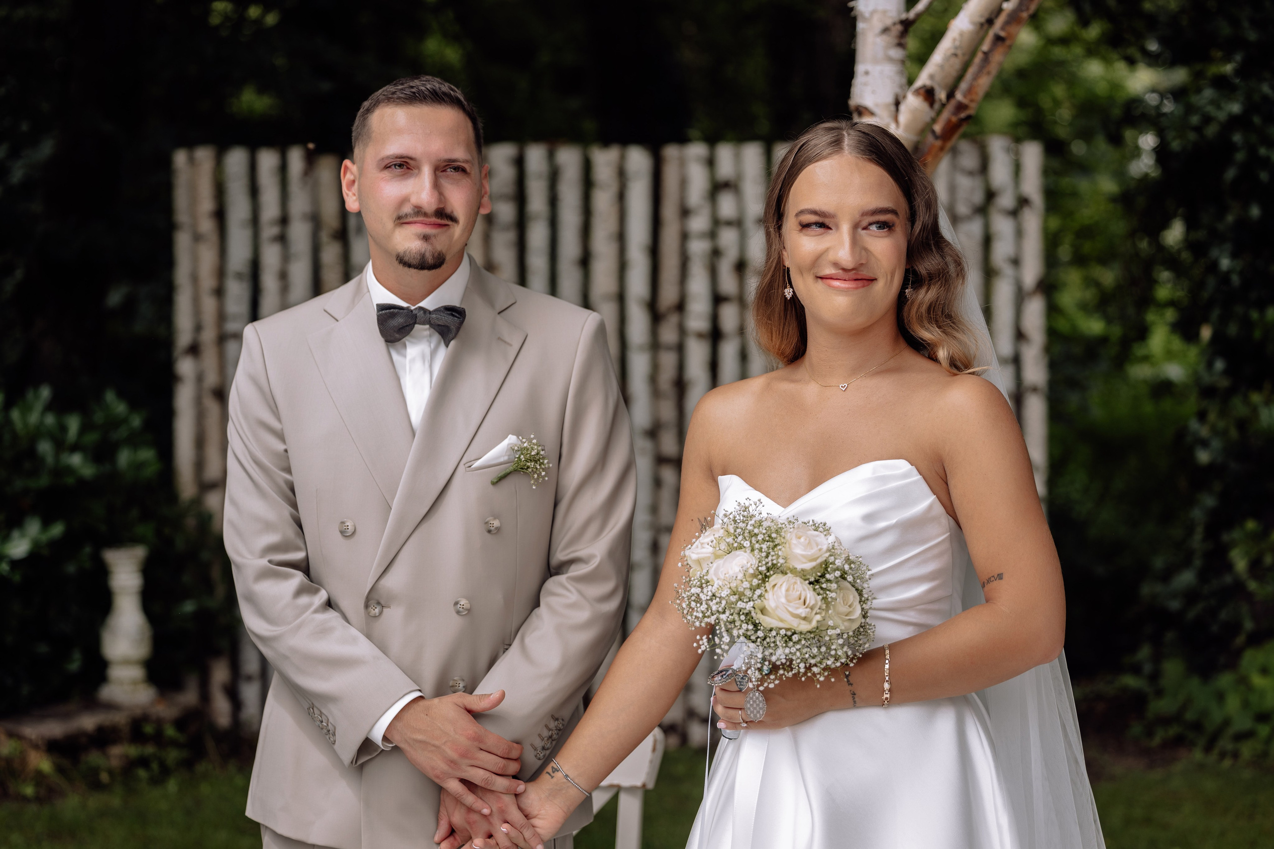 Hochzeit in der Birkenheide (Geisenfeld). Hochzeitsfotograf München Taufe Familienfotograf Tanja Mauke