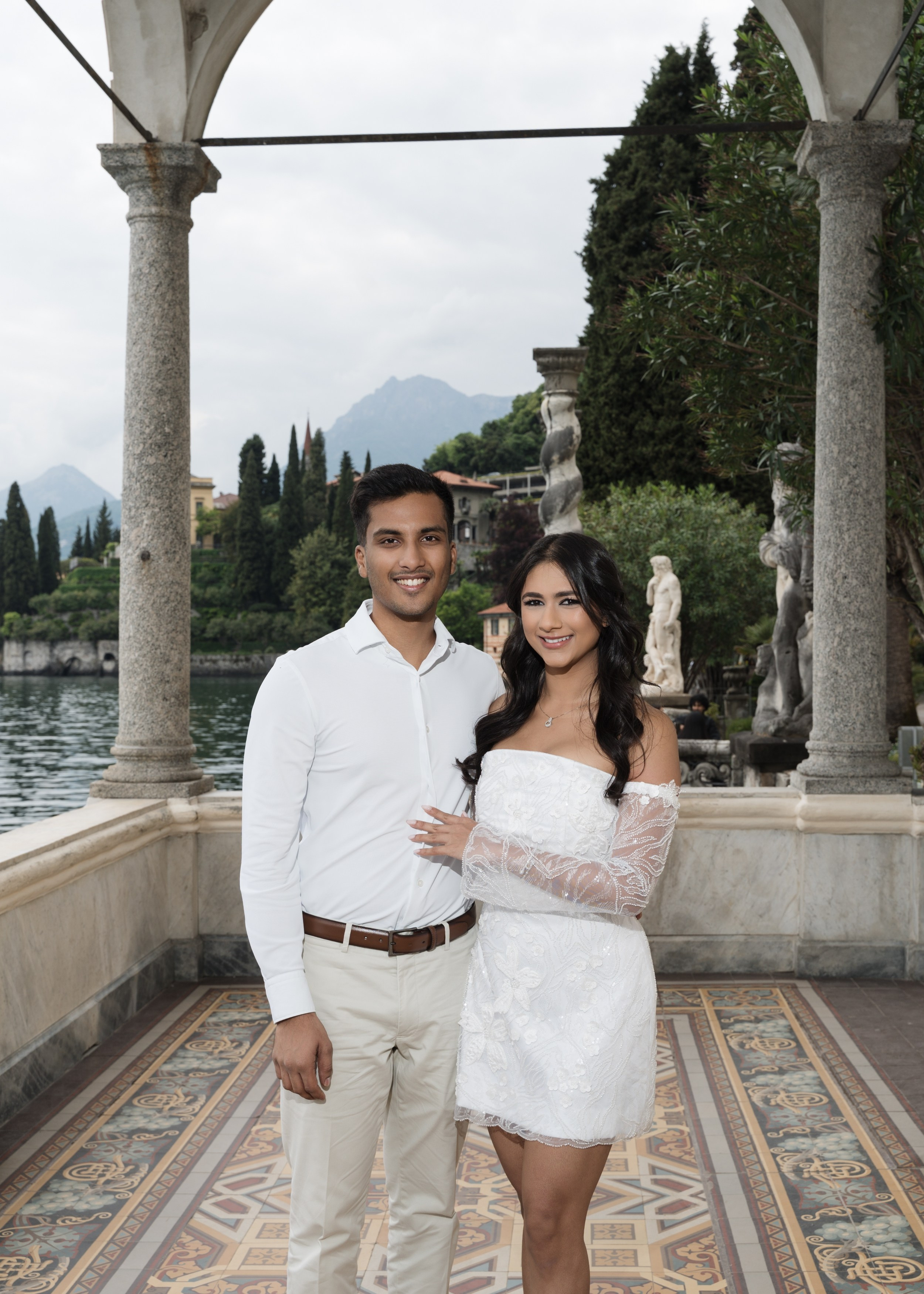 Villa Monastero Secret Proposal. Proposal Photographer in Lake Como