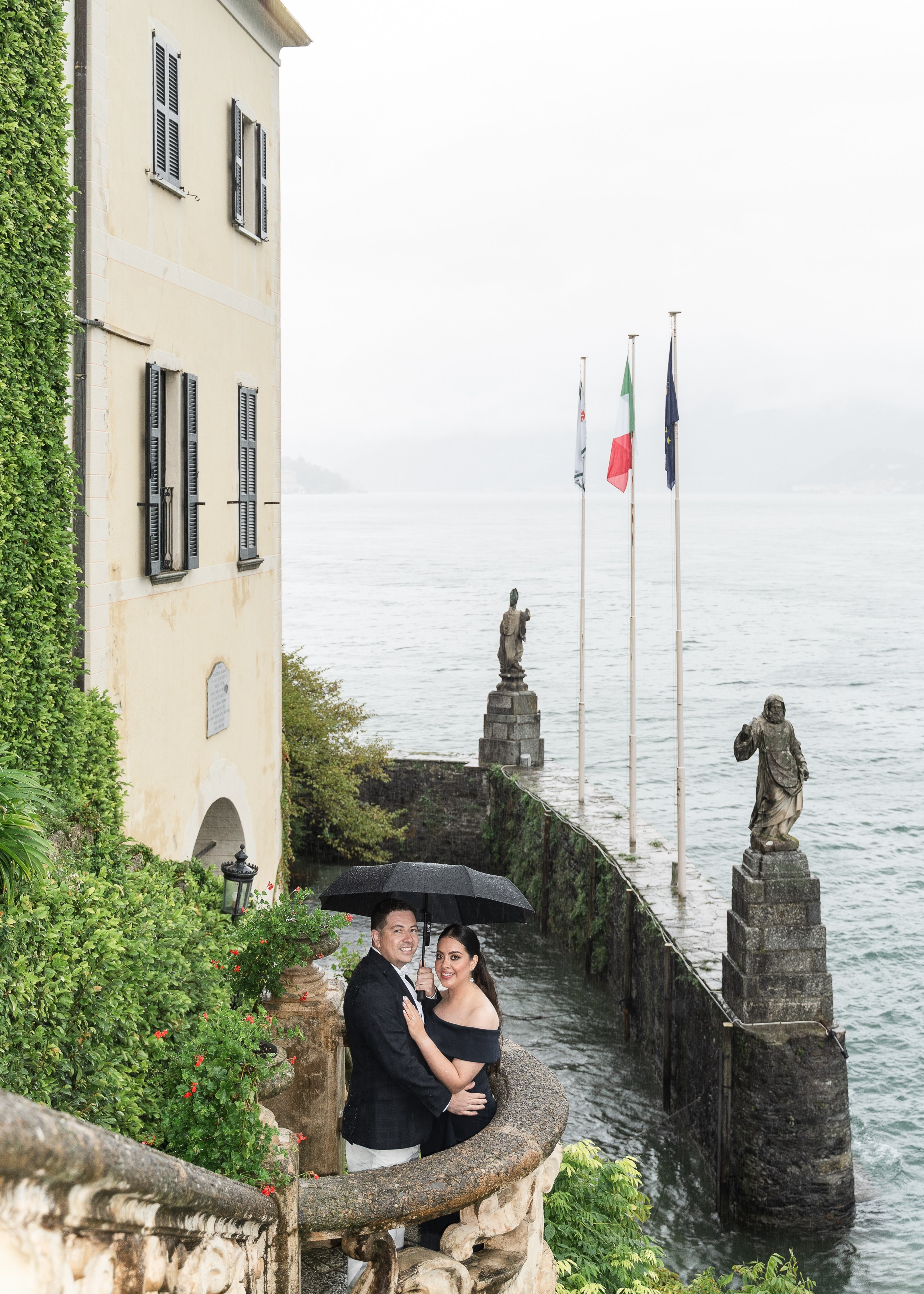 Villa Balbianello Engagement Photoshoot. Proposal Photographer in Lake Como