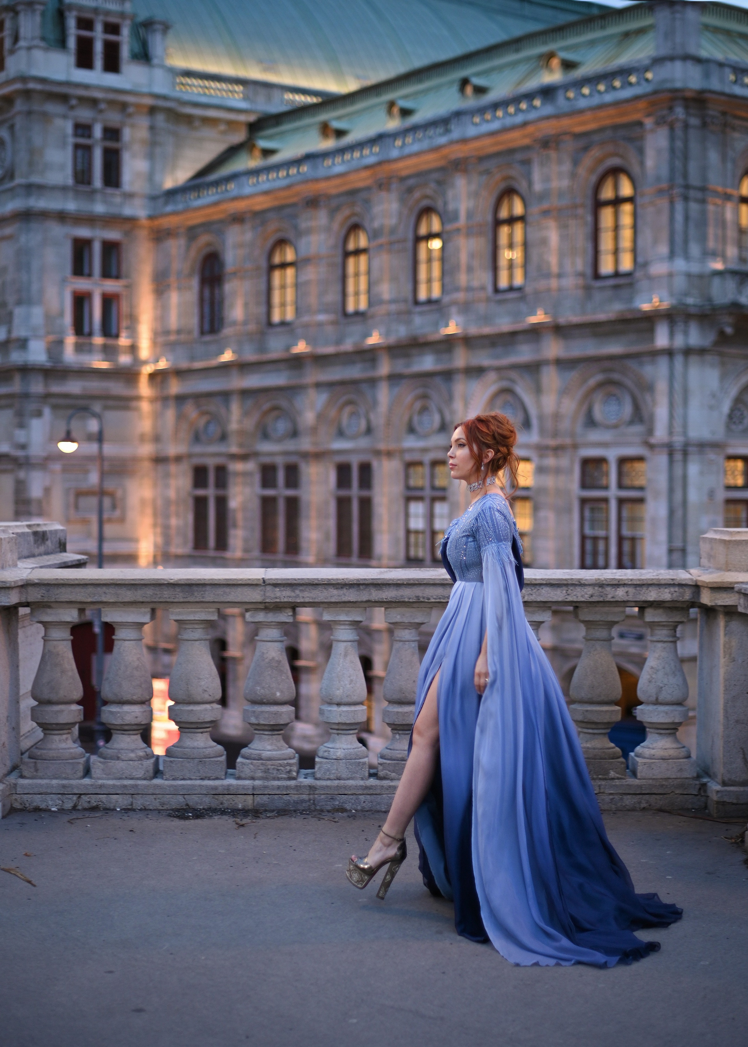 Tara for Viennese Opera Ball. Photo Vienna and Bratislava