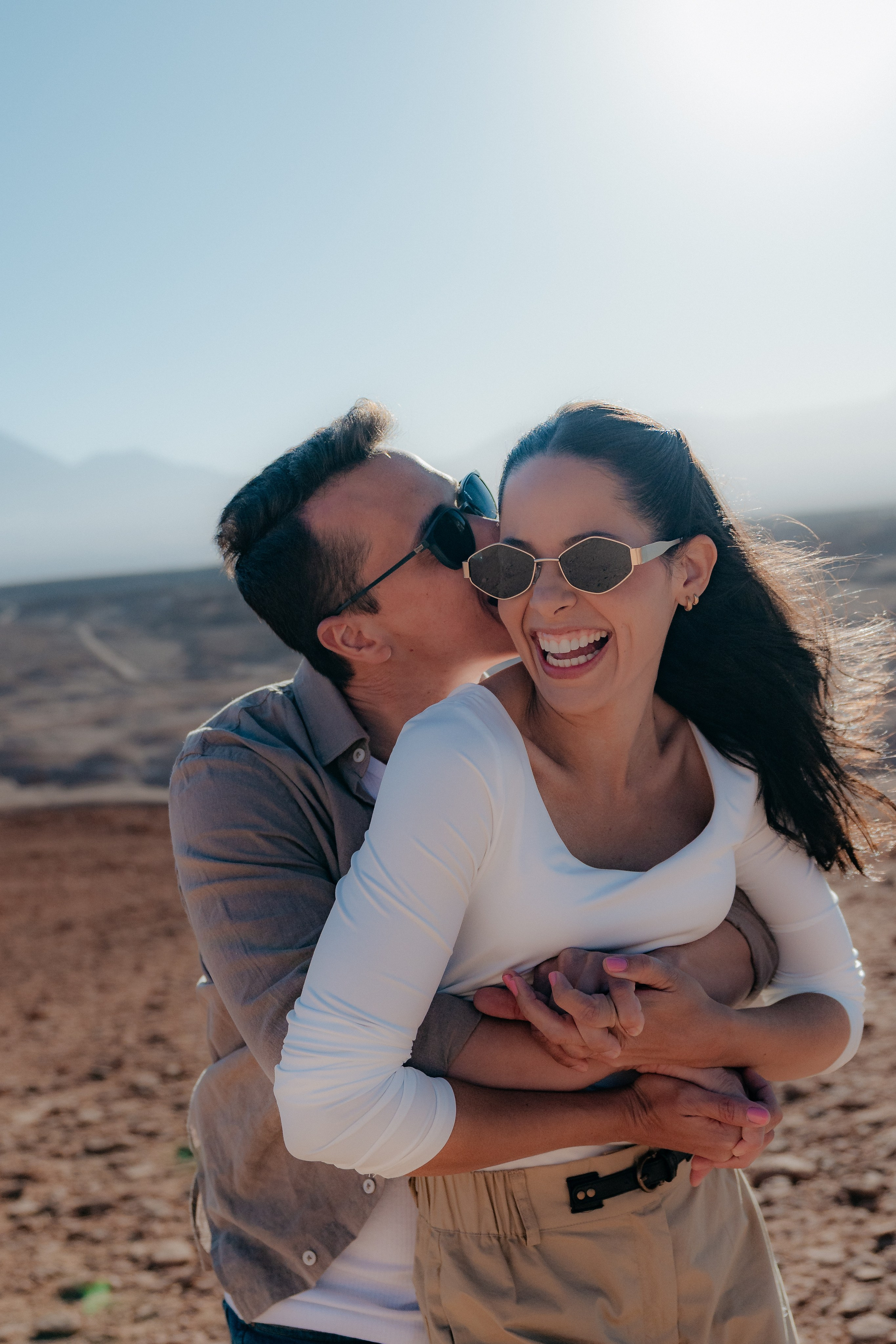 Sessão casual no Vale dos Cogumelos. Fotógrafo em San Pedro de Atacama