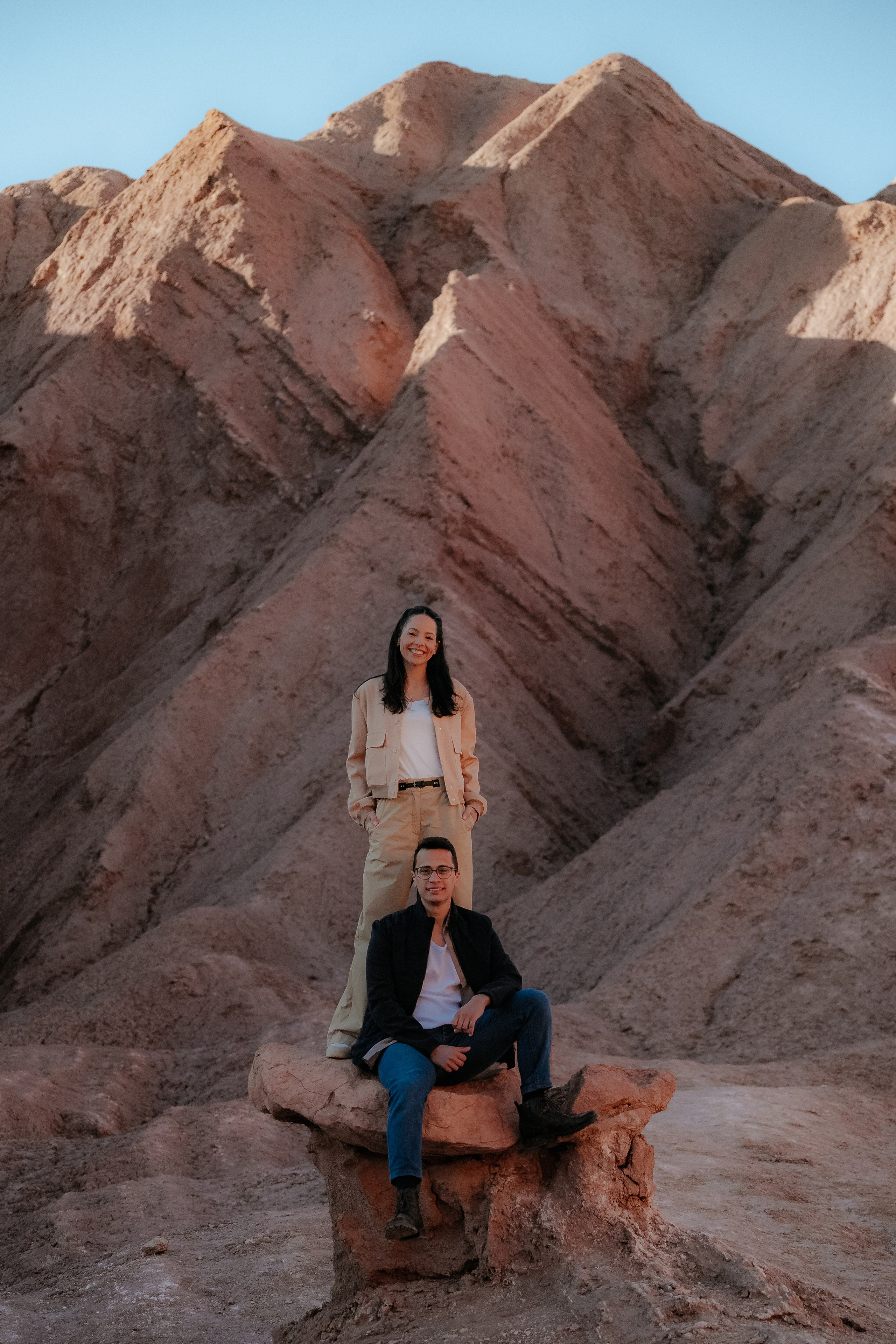 Sessão casual no Vale dos Cogumelos. Fotógrafo em San Pedro de Atacama