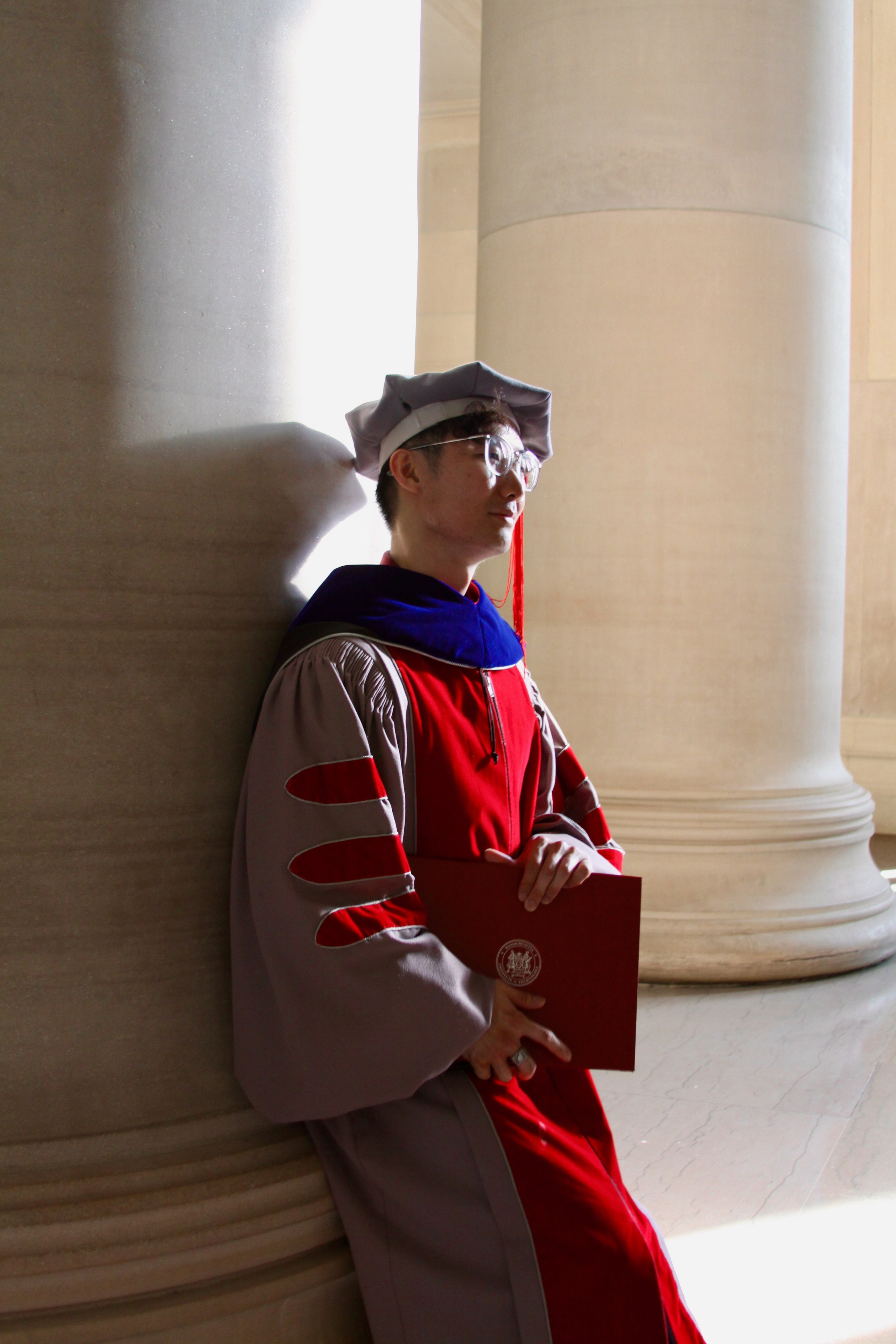 PhD graduation with Elton. Kelly Sang, graduation and portrait photographer in Boston