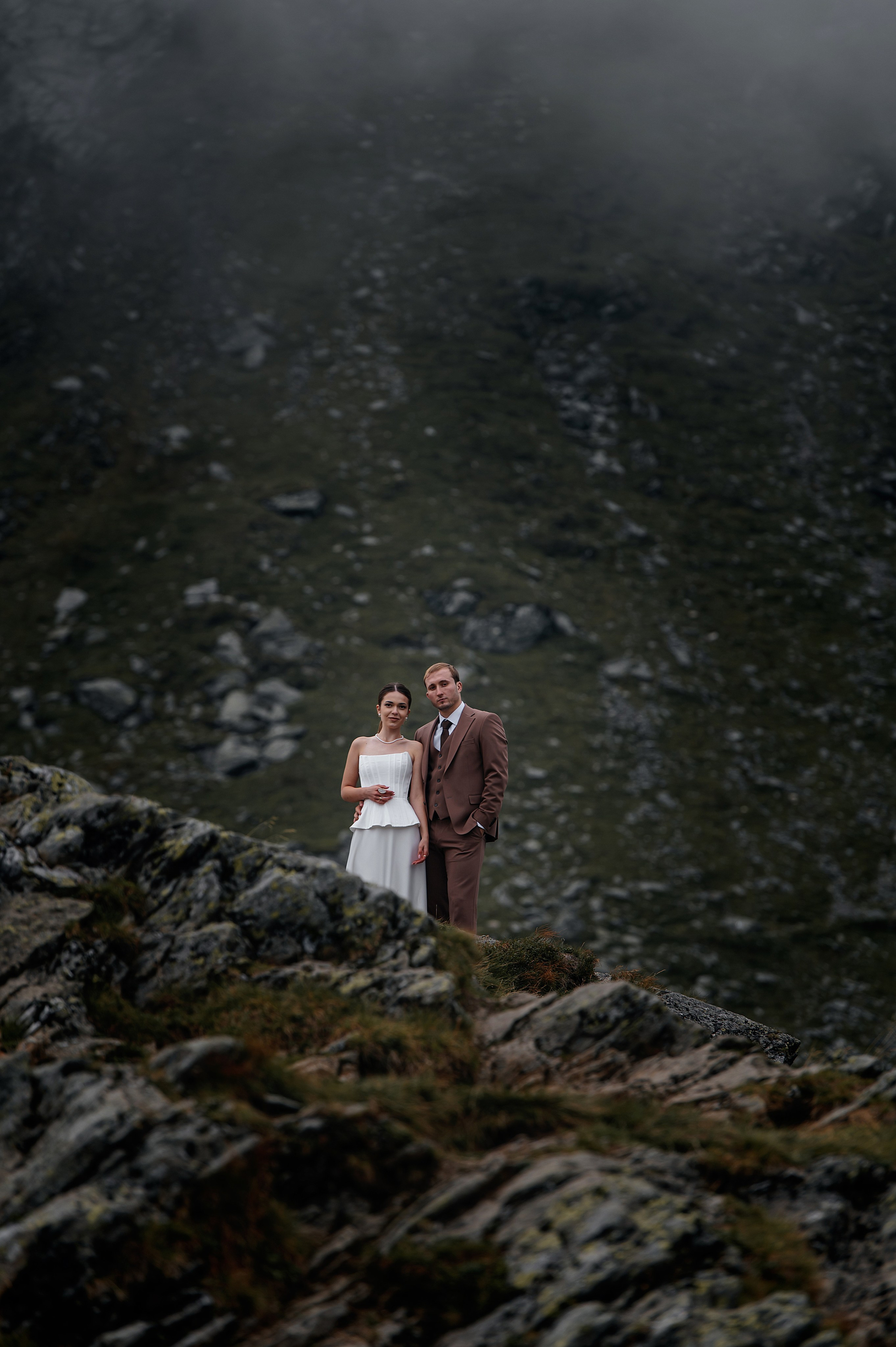 Lacul Bâlea, România. Victoria & Grigorie. Wedding photographer from Moldova Alexey Chipchiu