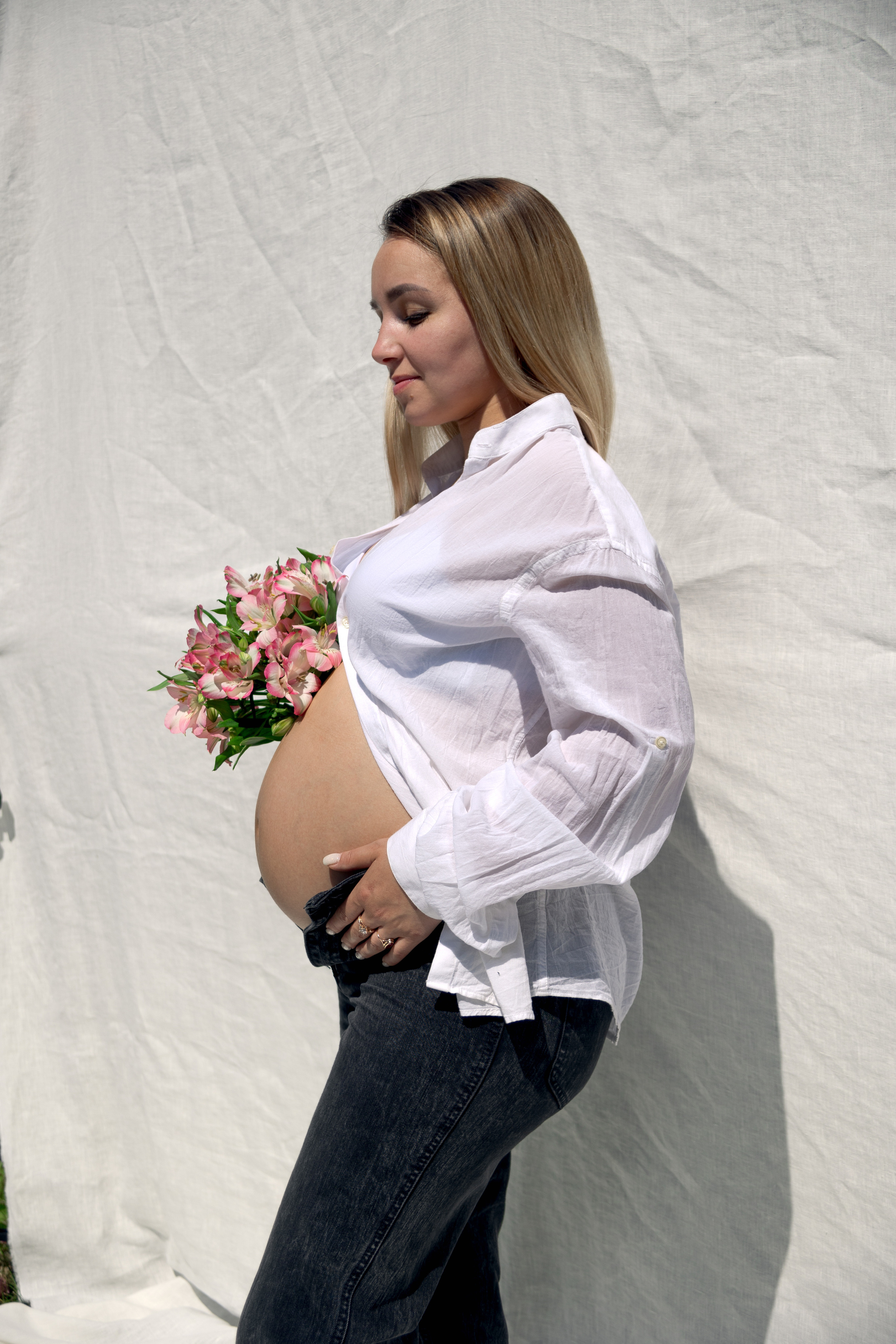 Sesja ciążowa w minimalistycznym Stylu. Anna Rudnichenko Fotograf Szczecin / Анна Рудніченко Фотограф Щецин