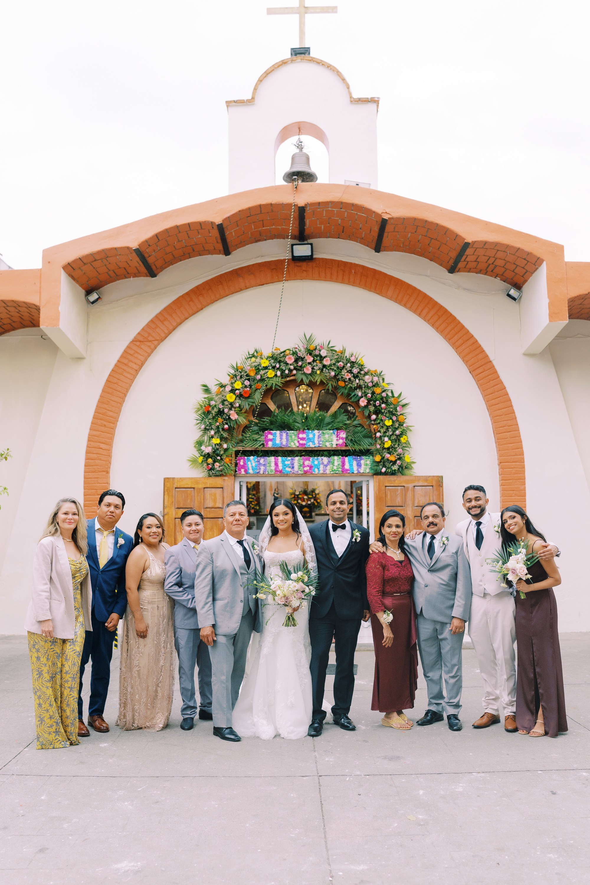 Jannet & Shan wedding in Sayulita church. Sayulita Wedding Photographer, Puerto Vallarta, Cabo