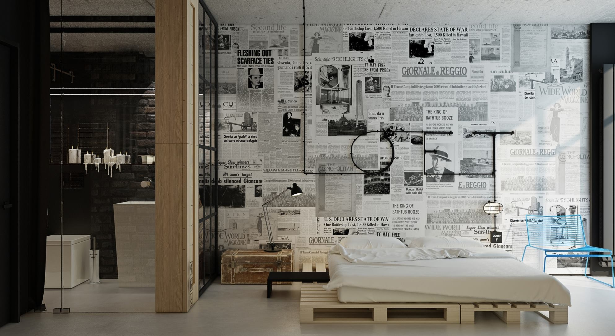 FUNCTION: PRIVATE APARTMENTS / LOCATION: UKRAINE, KIEV / AREA: 50 sq.m / YEAR: 2010