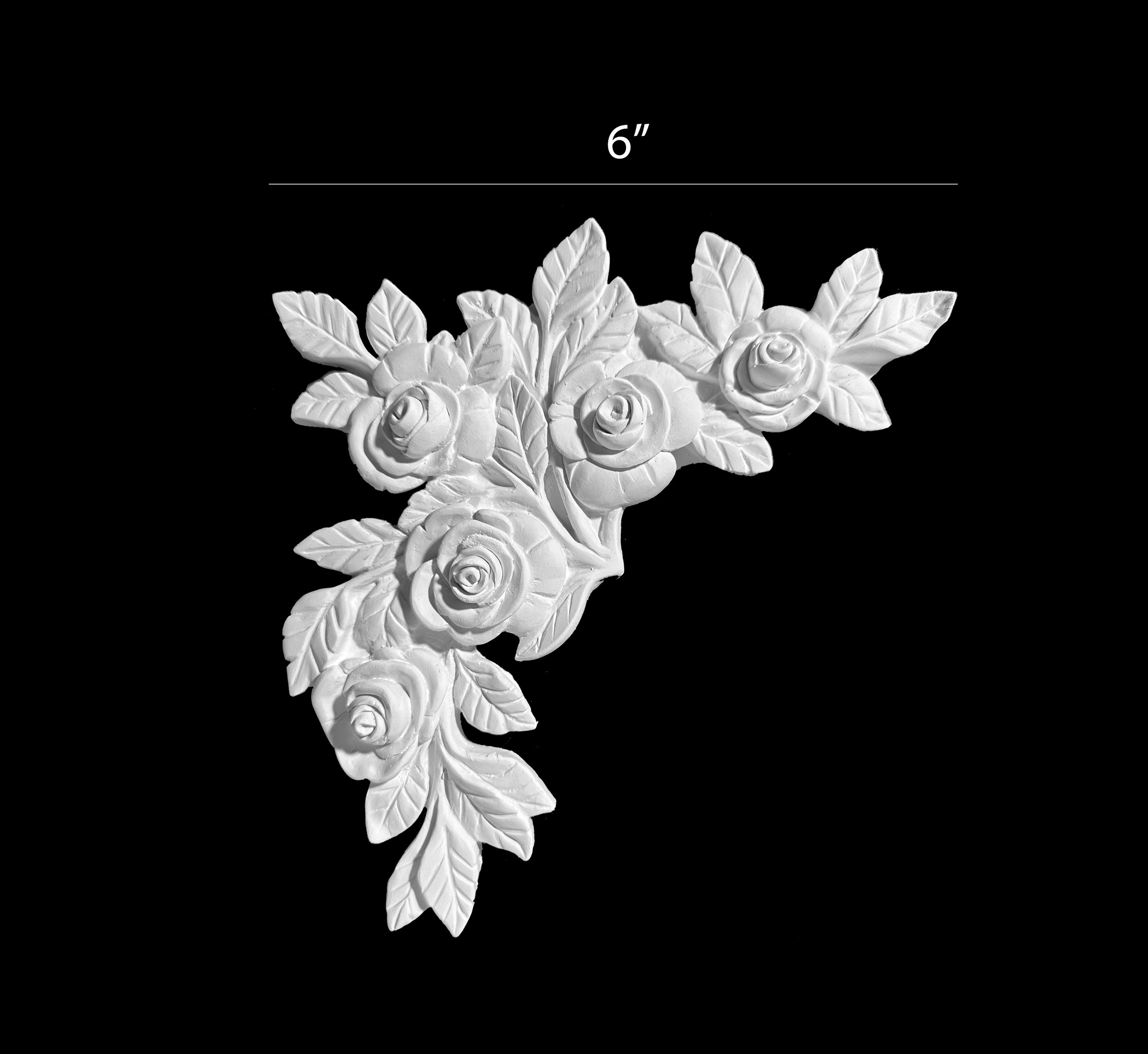 Corners. Plaster molding